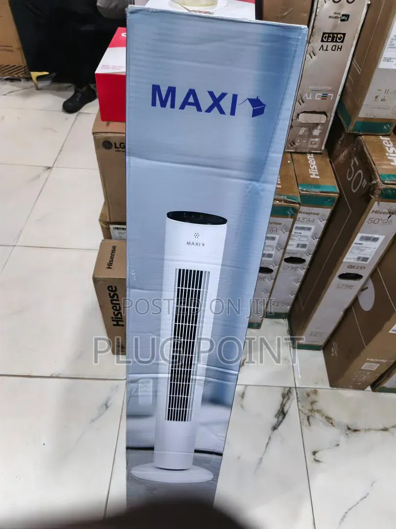 Maxi Elegant 40-Inch Tower Fan With Smooth Air Circulation