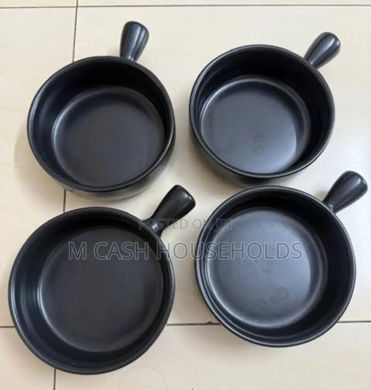Ceramic Soup Bowl With Handle