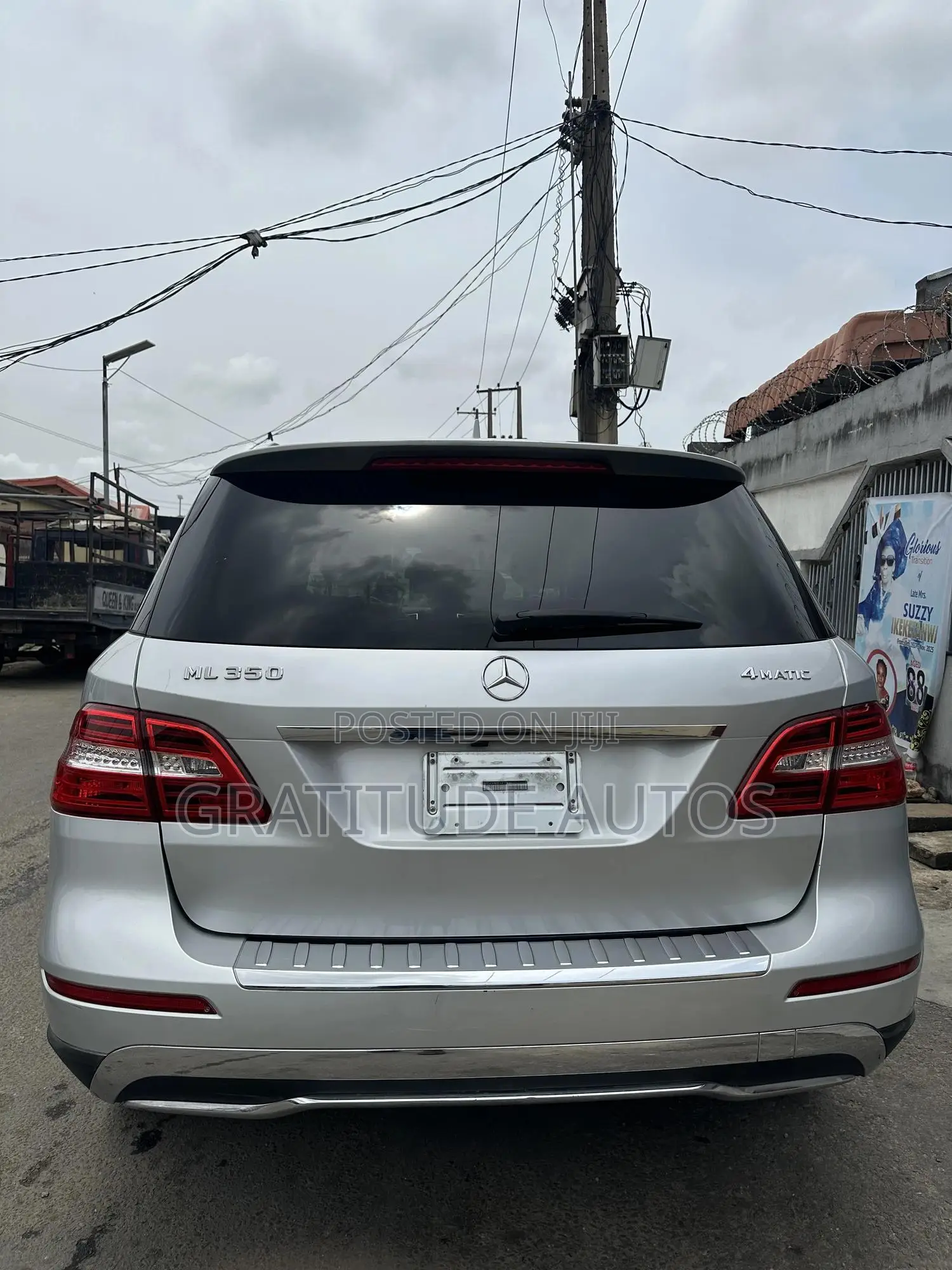 Mercedes-Benz M Class ML350 4MATIC 4dr SUV AWD (3.5L 6cyl 7A) 2014 Silver
