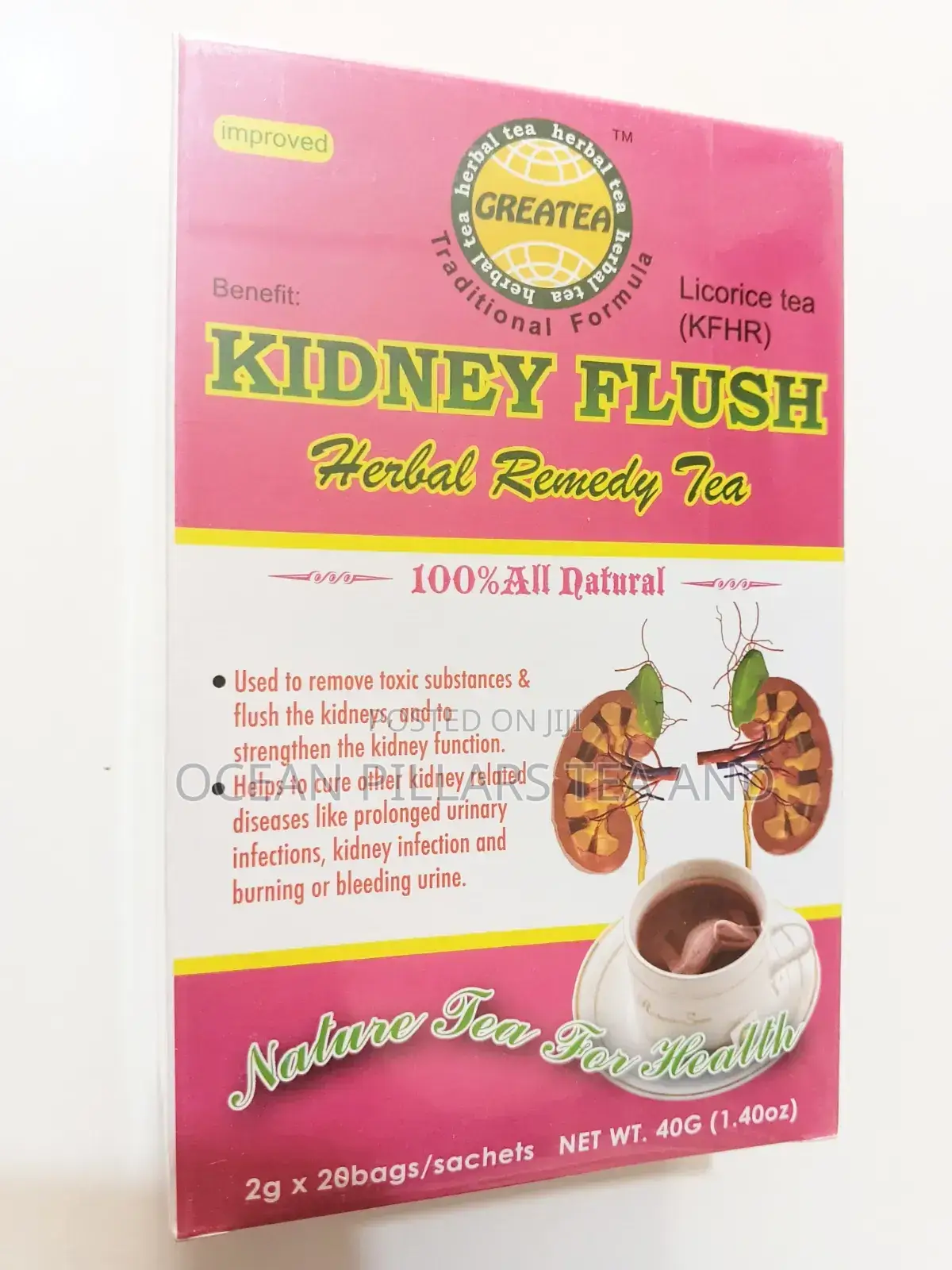 Kidney Flush Herbal Tea Cure for Kidney Disease and Infection