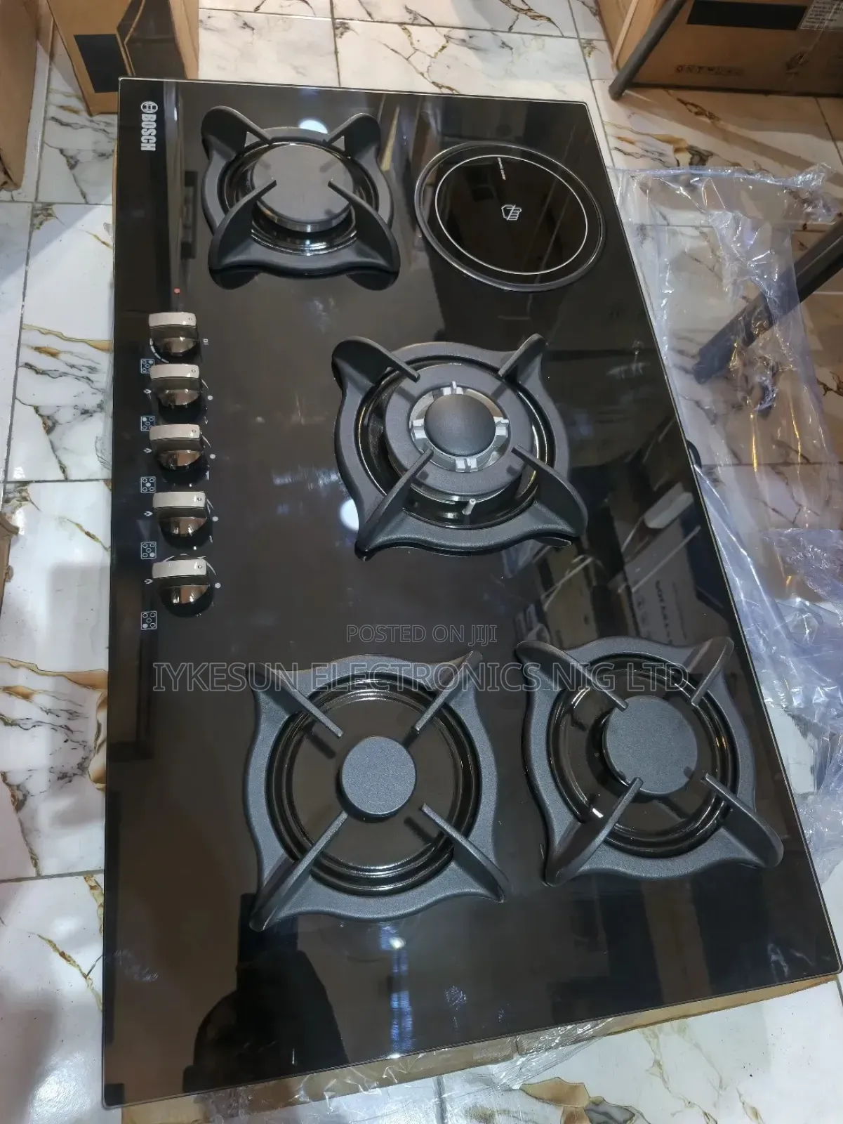 Original Bosch Inbuilt Cabinet New Design 4+1 Gas Electric Cooker.
