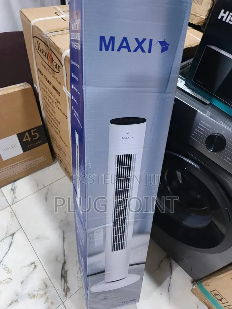 Maxi Oscillating Tower Fan 40” for Indoor Comfort