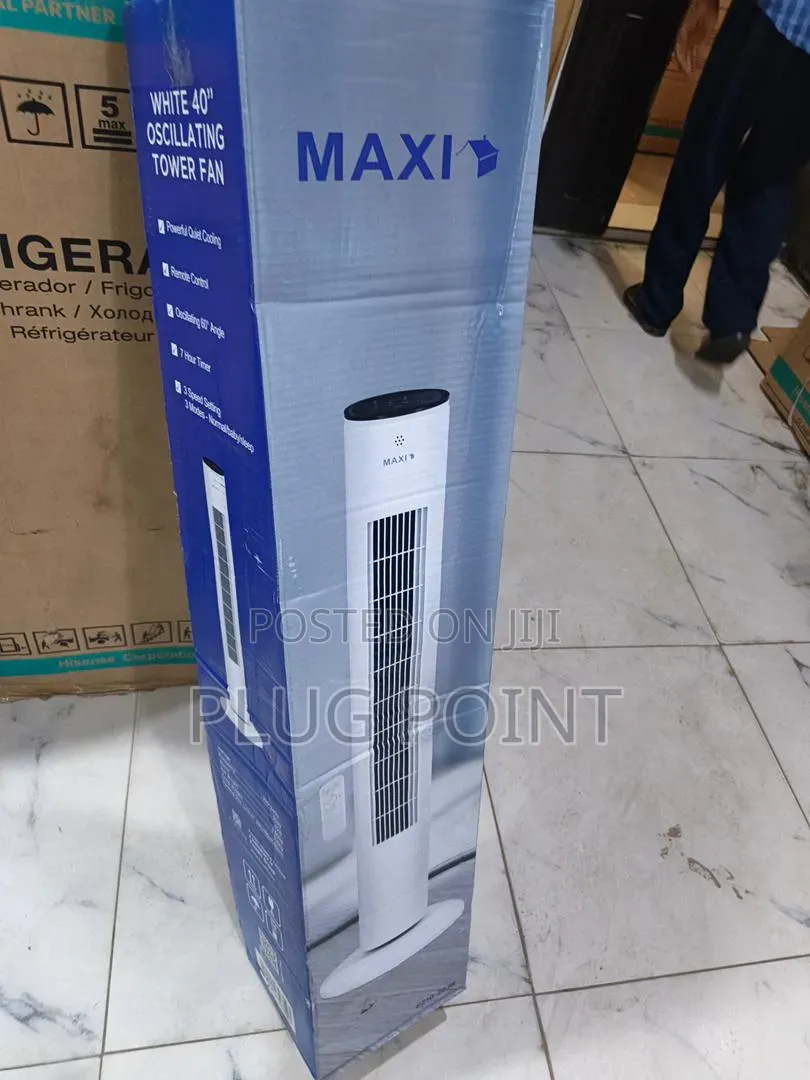 Maxi 40-Inch Premium Tower Fan for Modern Homes
