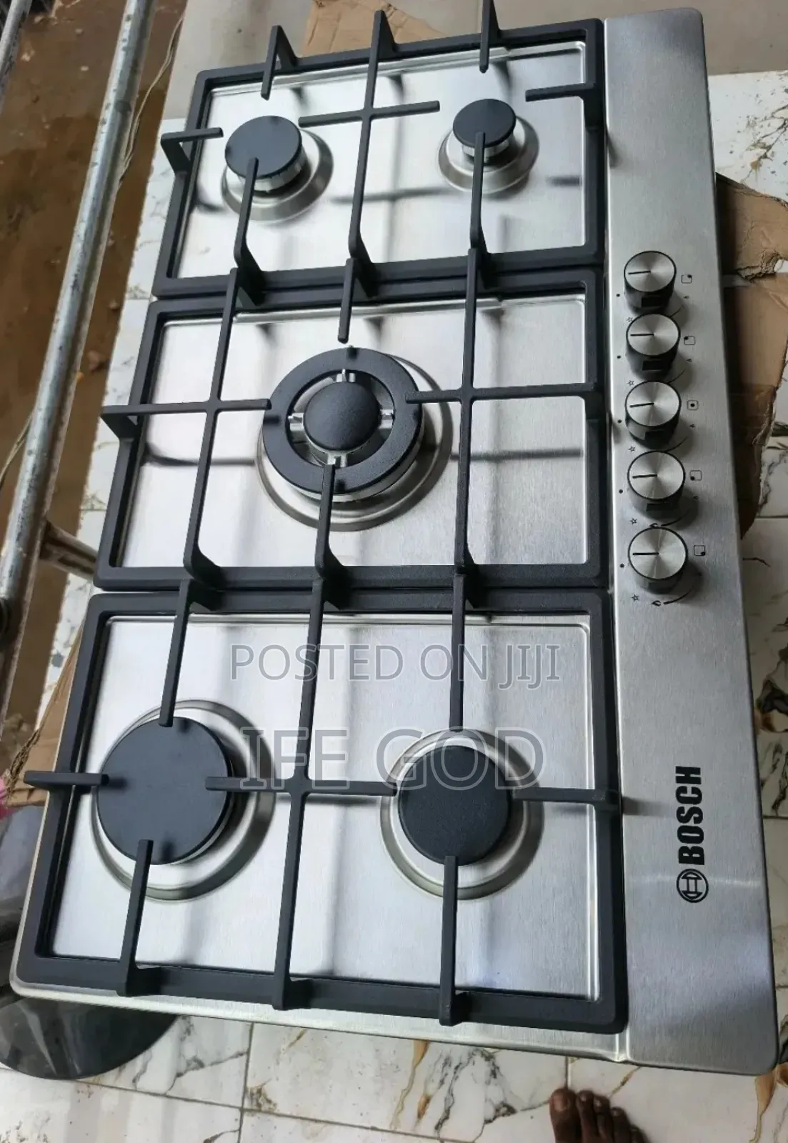 Quality Bosch 90cm Inbuilt Cabinet 5 Burners Premium Luxury Gas Cooker