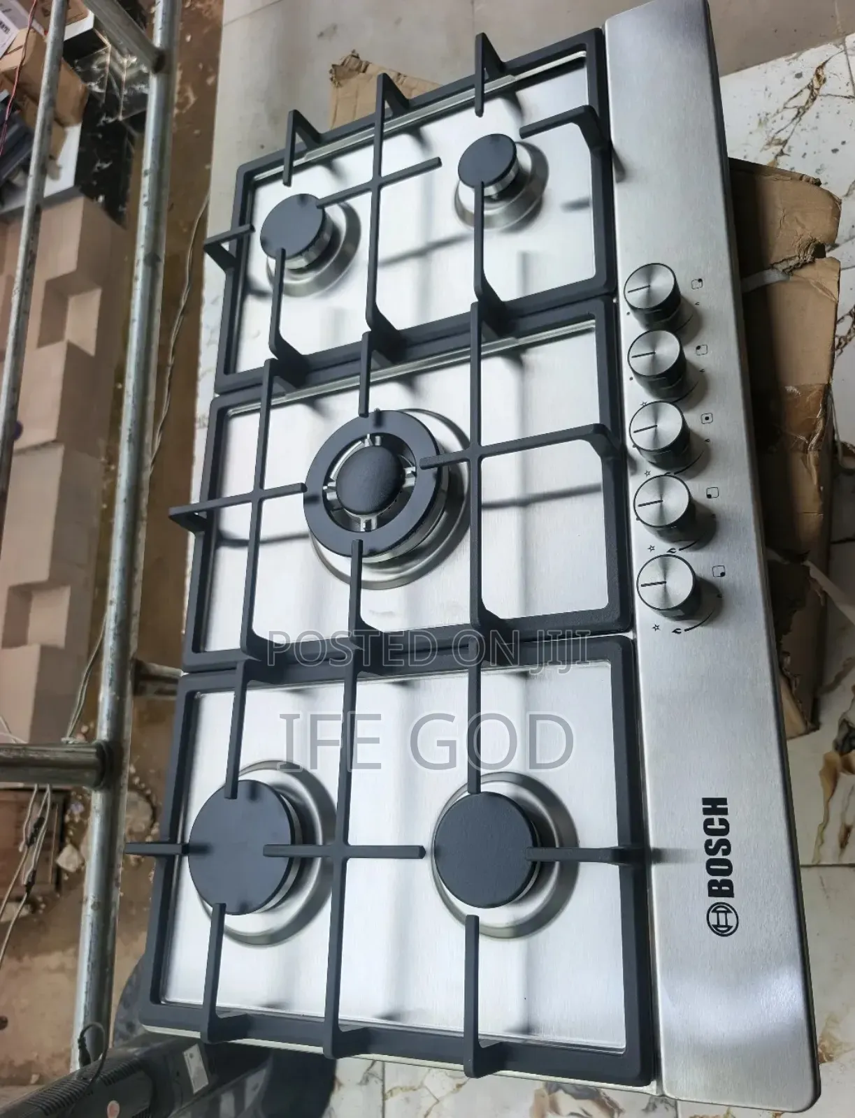 Quality Bosch 90cm Inbuilt Cabinet 5 Burners Premium Luxury Gas Cooker