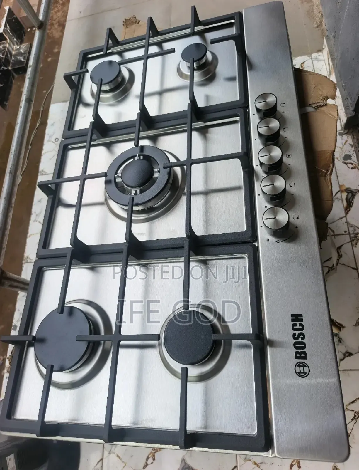 Quality Bosch 90cm Inbuilt Cabinet 5 Burners Premium Luxury Gas Cooker