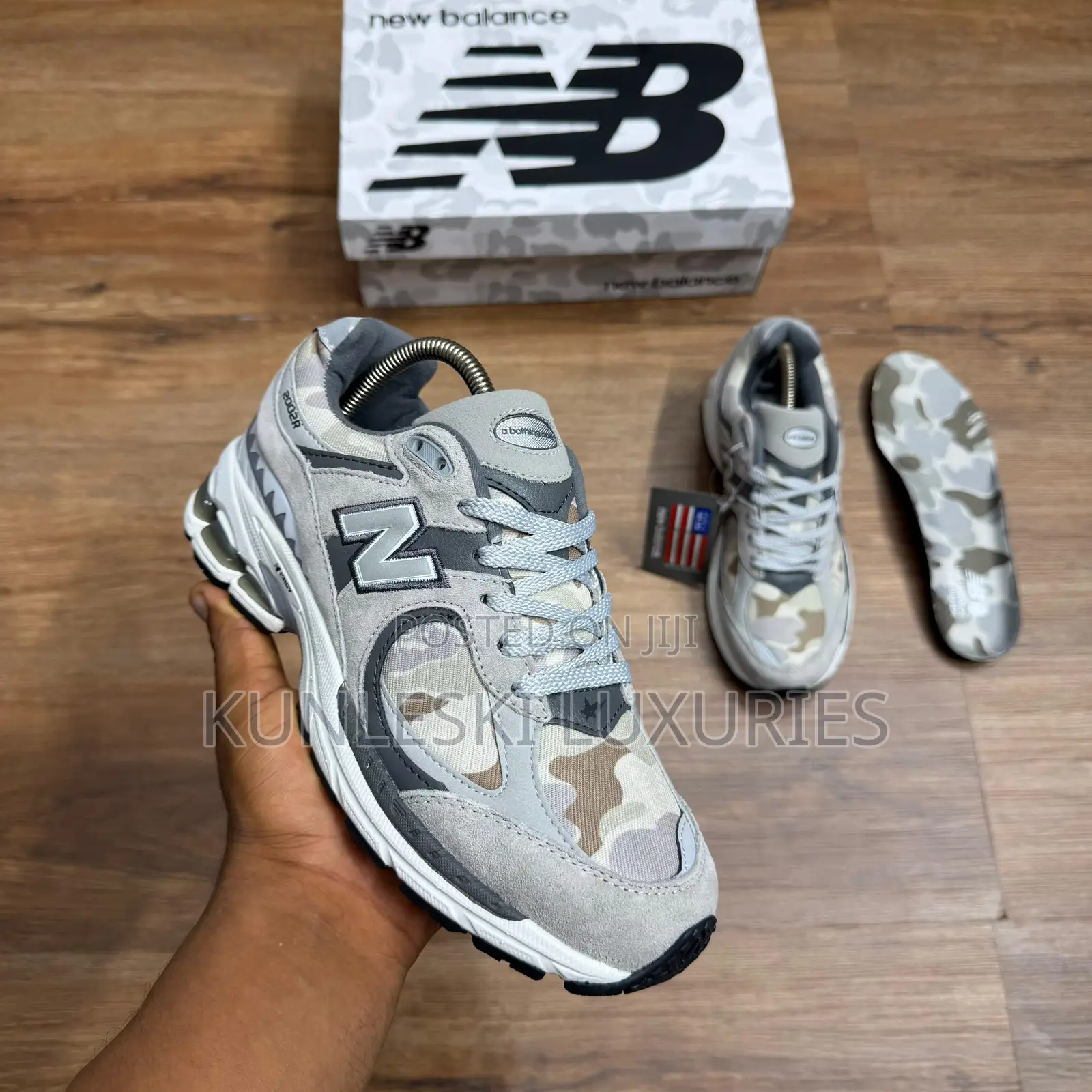 Original Bape X New Balance 2002r Sneakers
