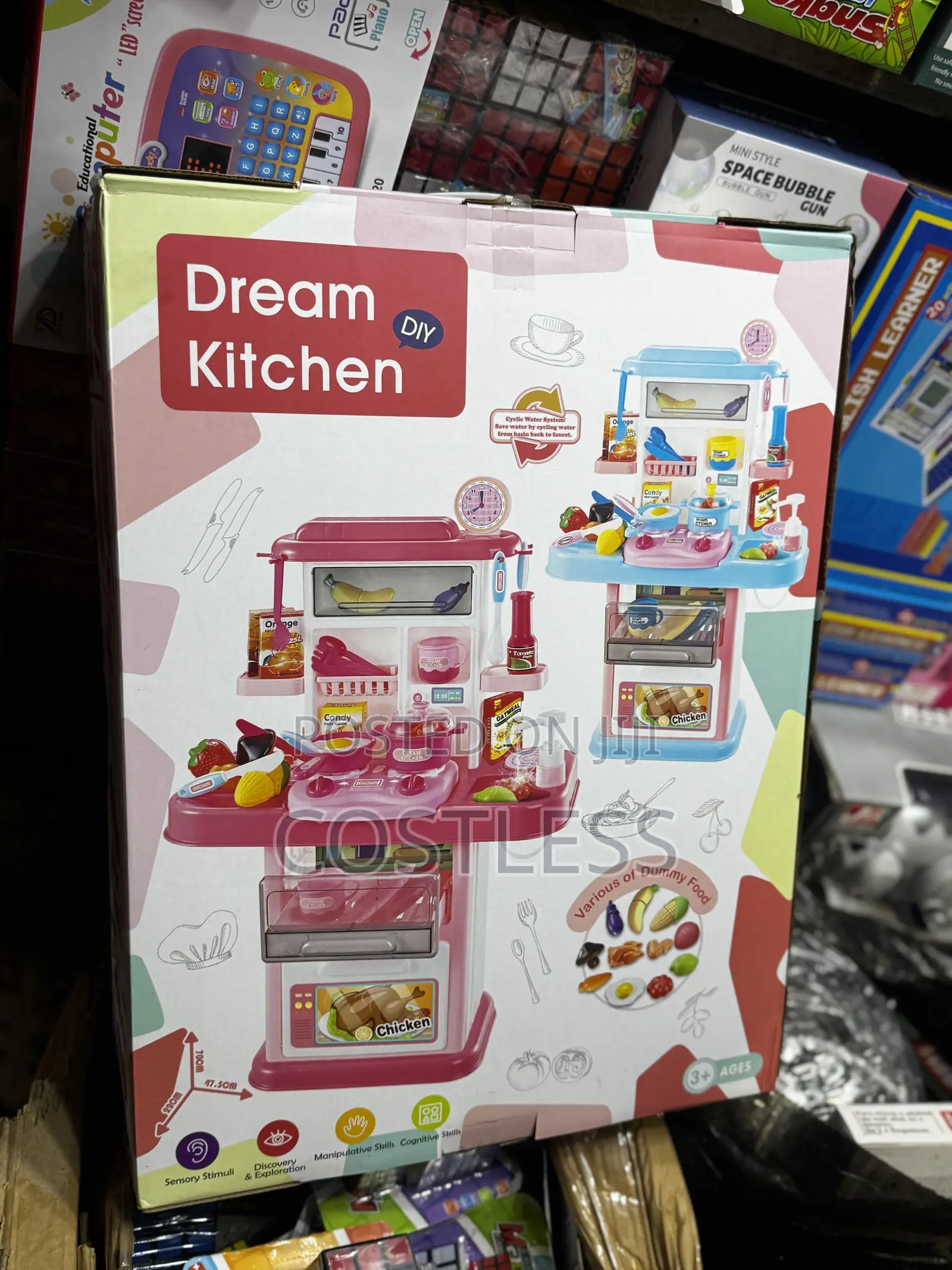Dream Kitchen" 4-in-1 Diy Suitcase Playset for Children
