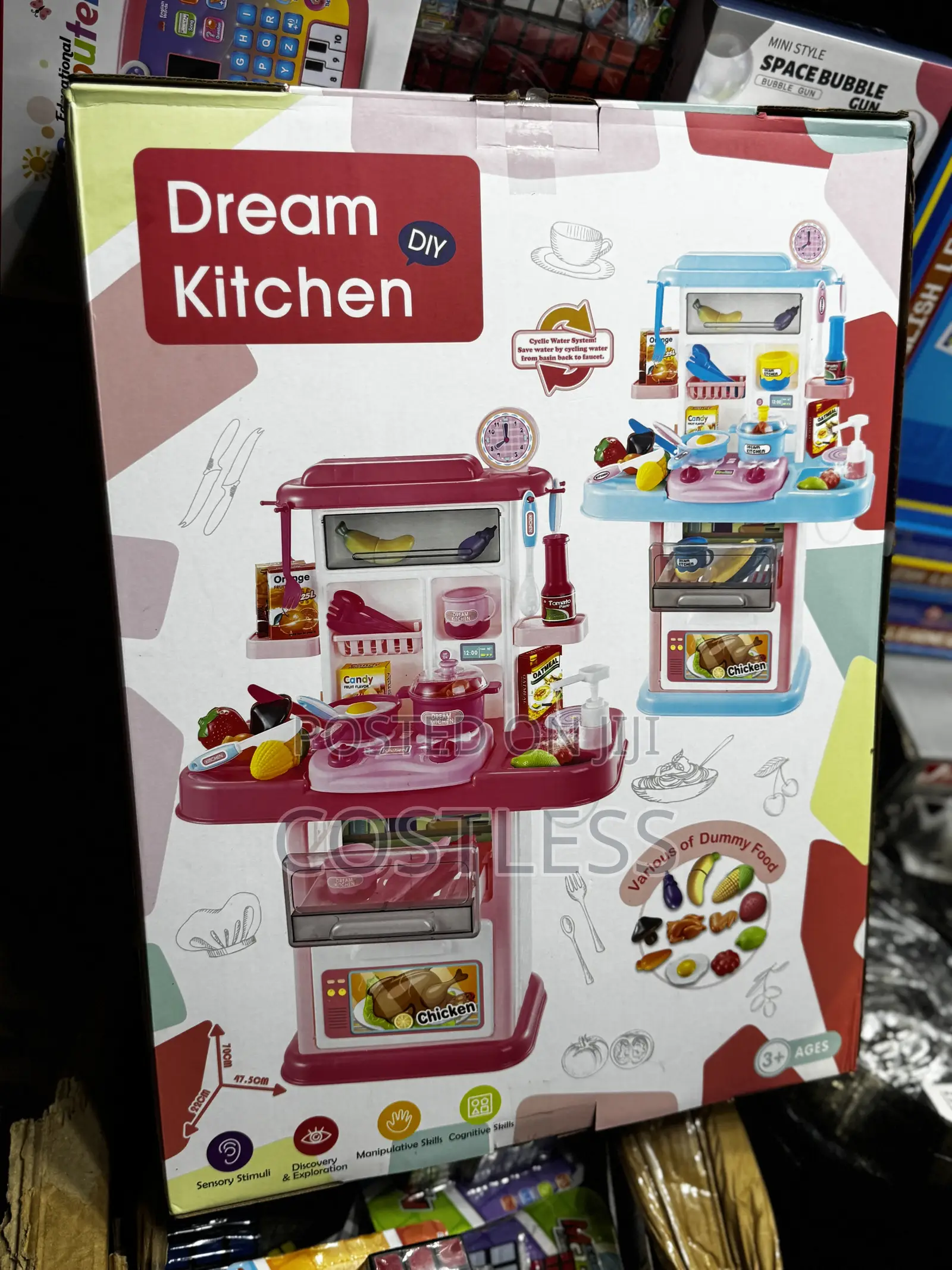 Dream Kitchen" 4-in-1 Diy Suitcase Playset for Children