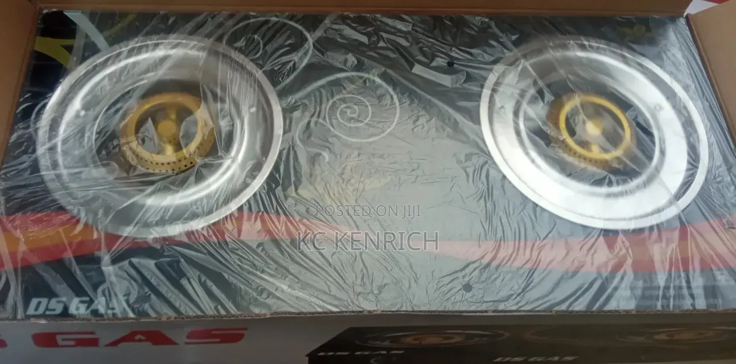 (D S)2 Burner Glass Table Gas Cooker