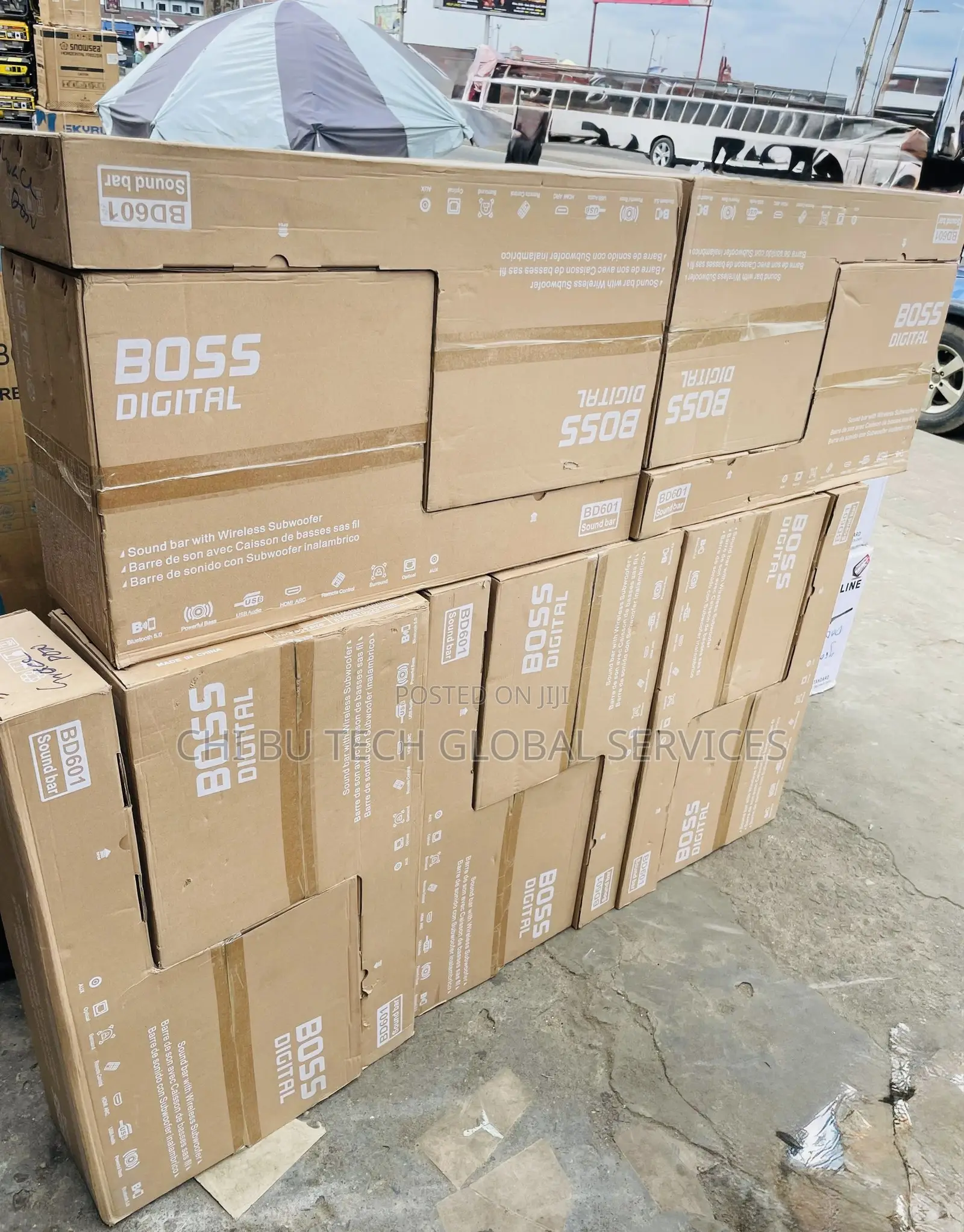 Boss Digital Bd601 Wireless Bluetooth Soundbar System.