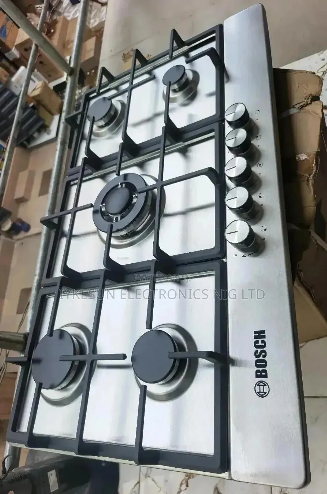(Original Quality Bosch Built-in Stainless 5 Burners Gas Cooker Hob)