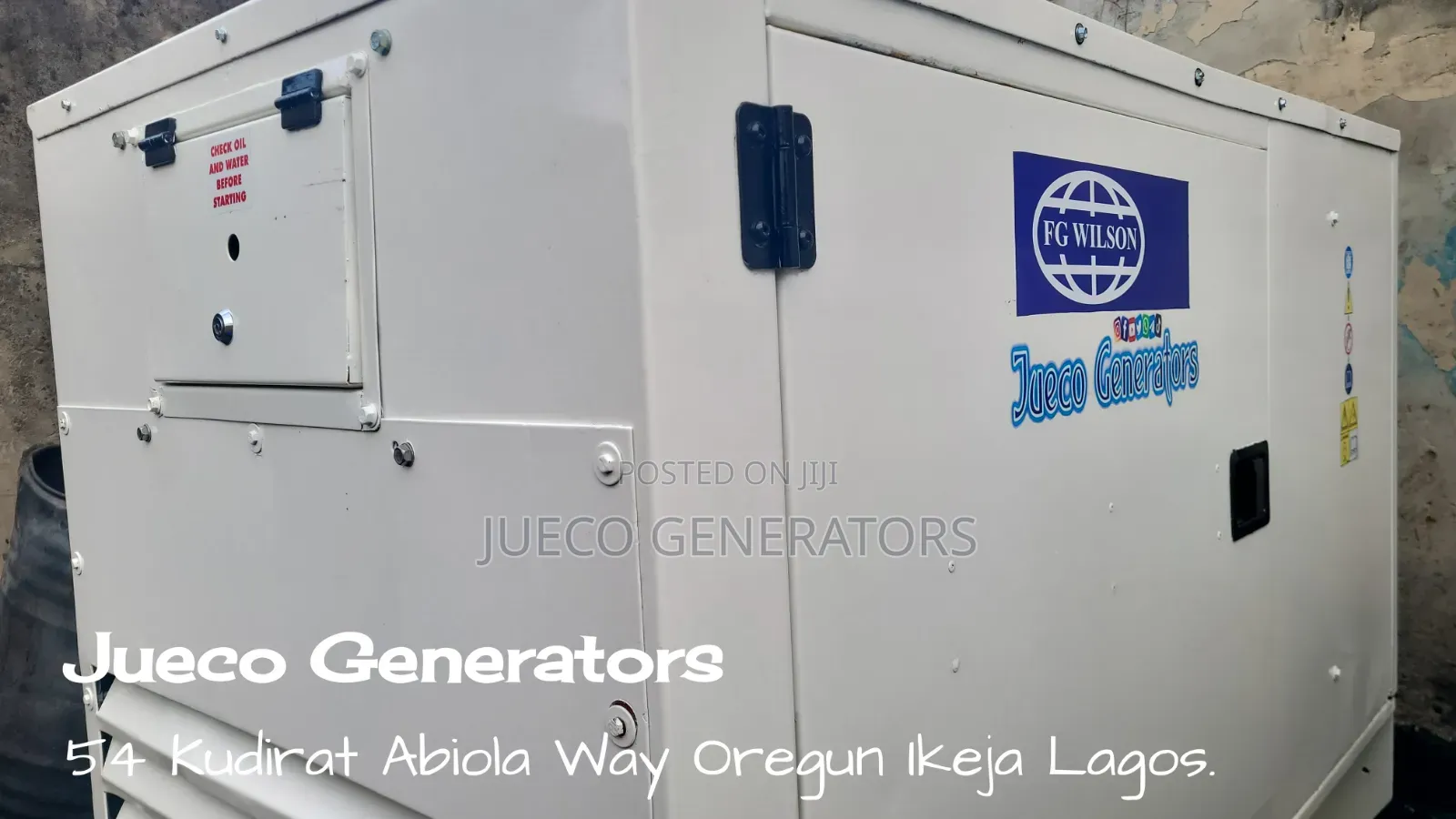 33kva Fg Wilson Super-Silent Soundproof Generator for Sale.