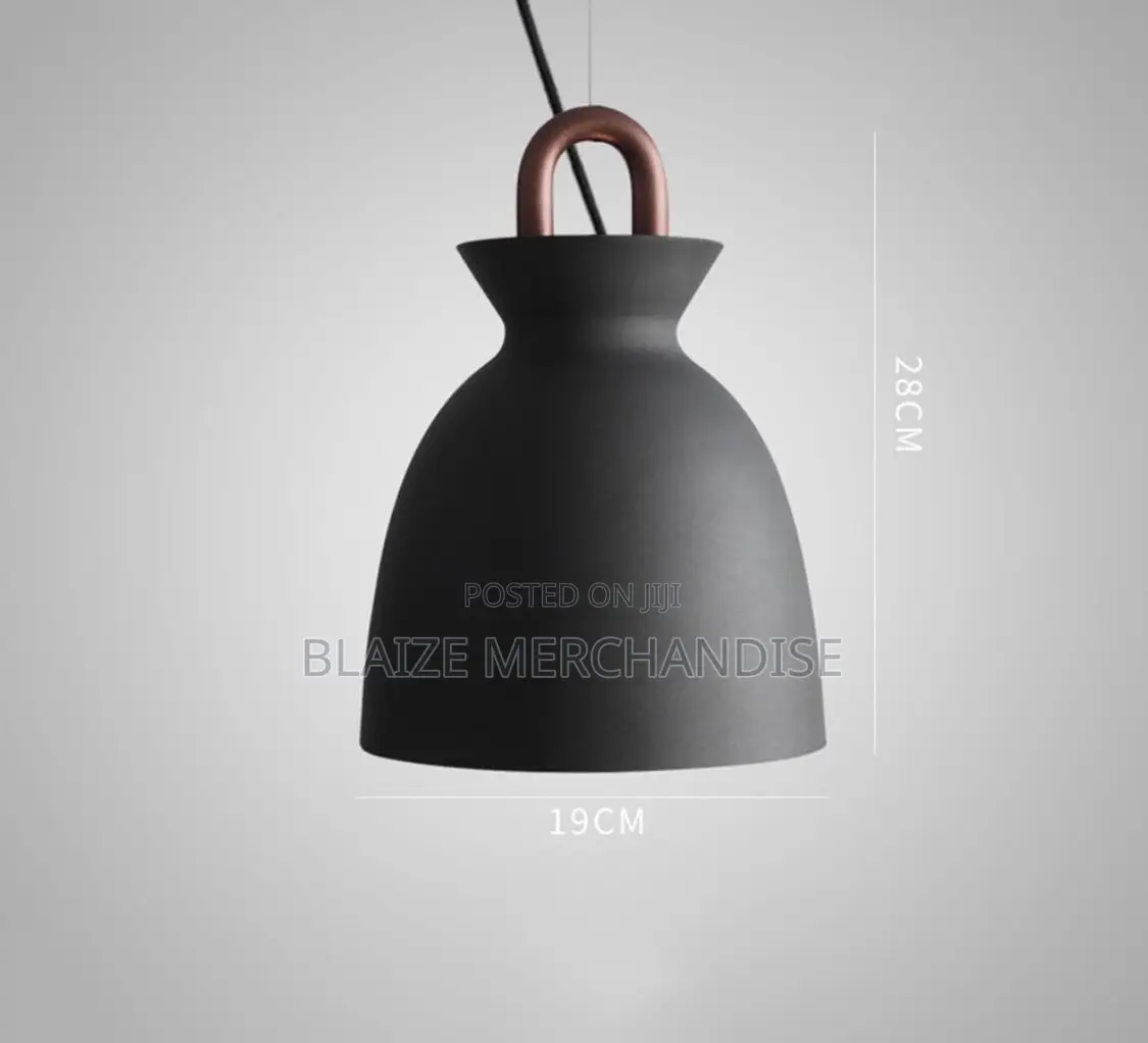 Ceiling Pendant Light, Modern Simple 1 Light Iron Adjustable