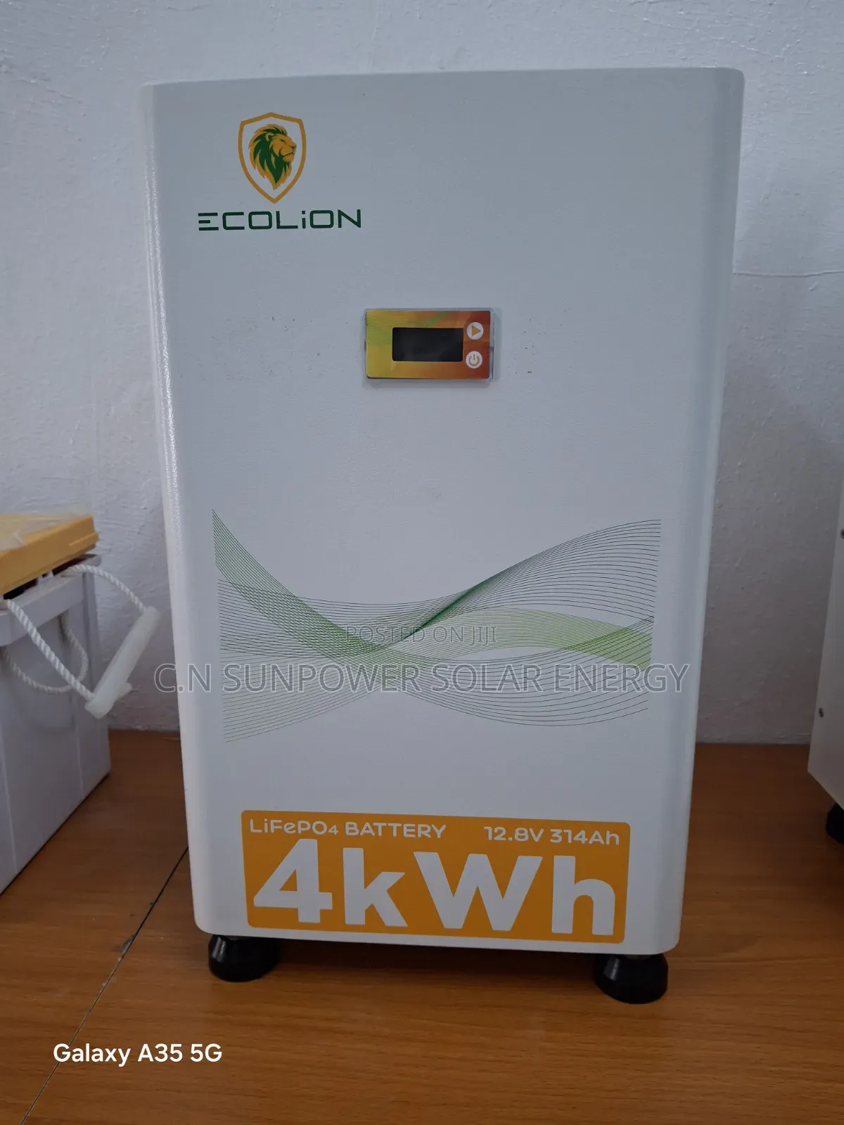 4kwh/12.8v Ecolion Lithium-Ion Phosphate Energy Storage Battery