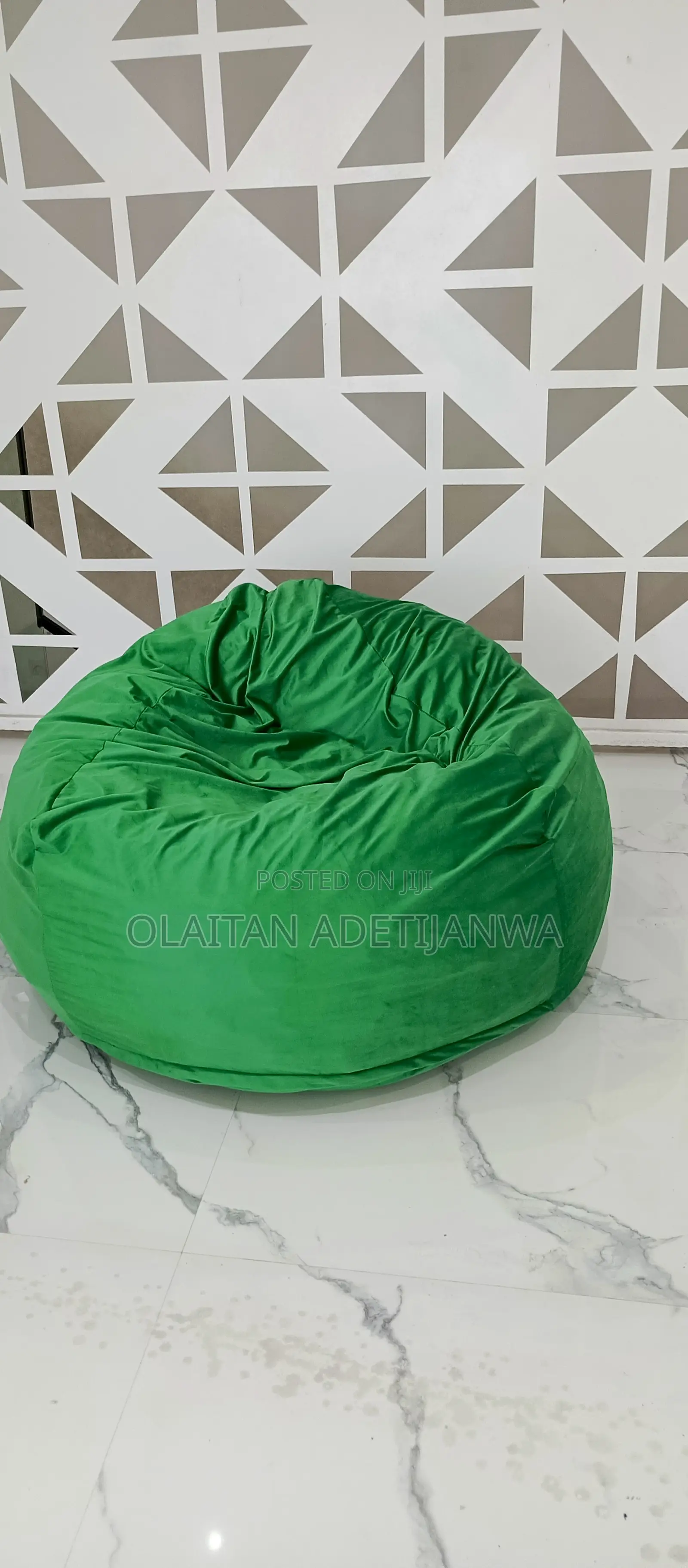 Green Comfy Beanbag Exchangeable and Washable Cover Home N Office