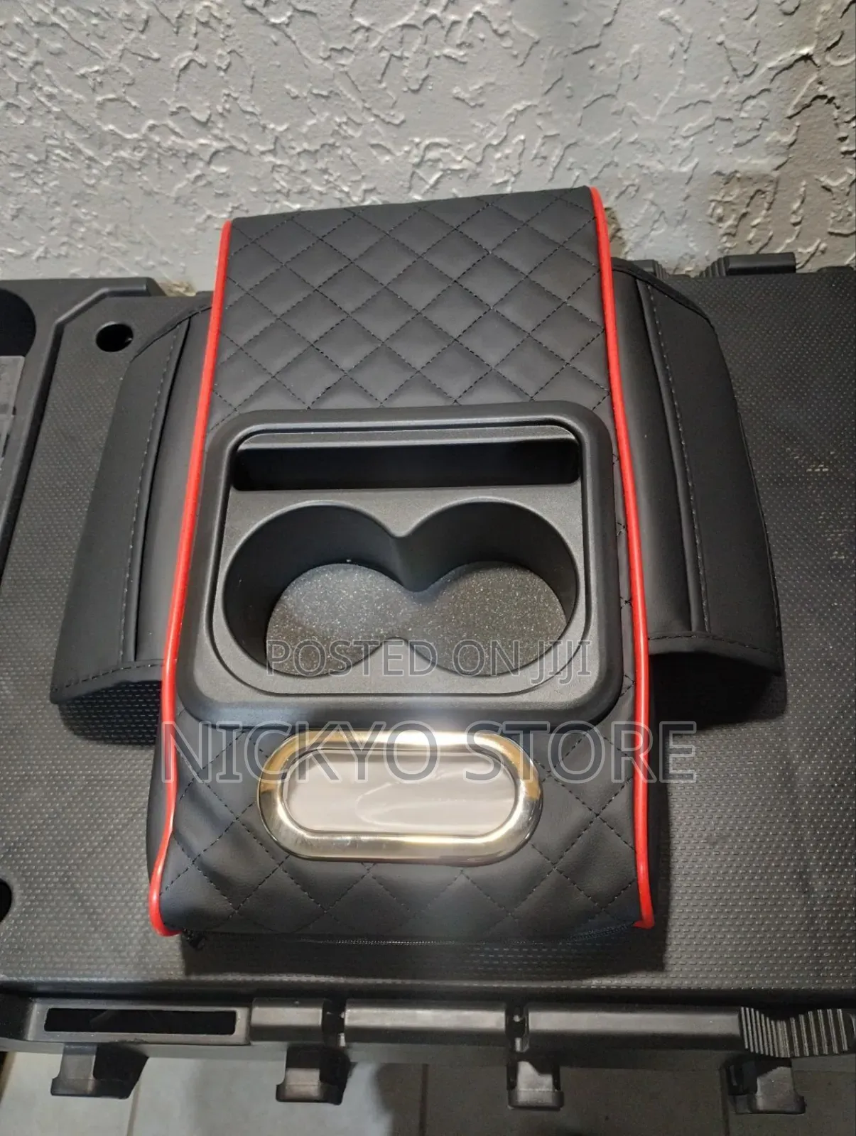 Luxury Car Armrest Organizer With Cup Holder Storage Compartment