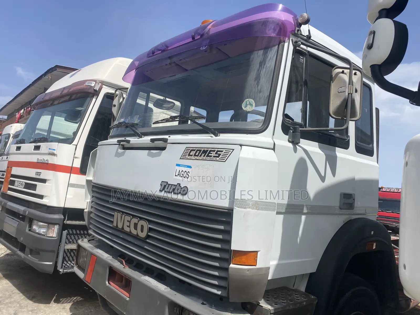 Iveco Turbo 10 Tires , Tractor Head White