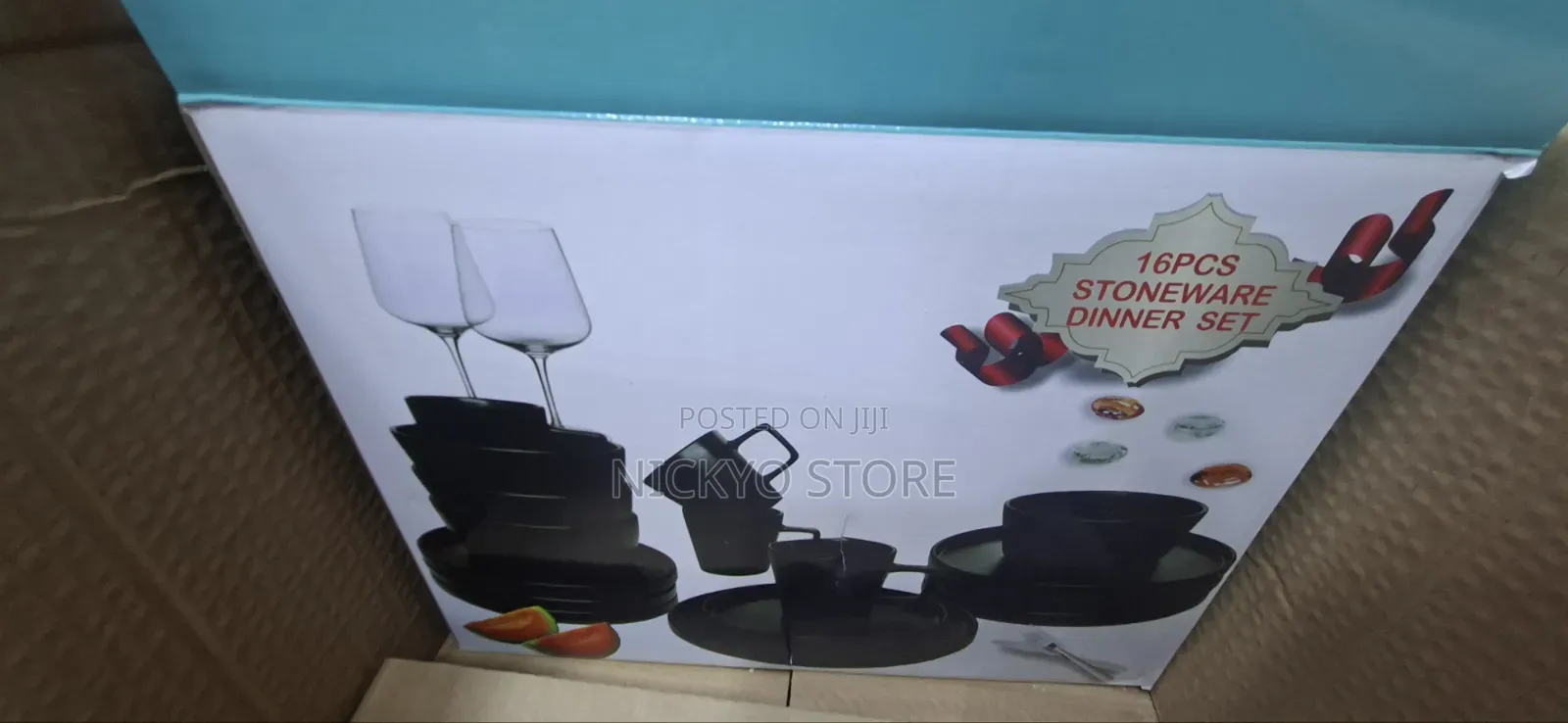 16 Pieces Luxury Dinner Set – Modern Matte Finish