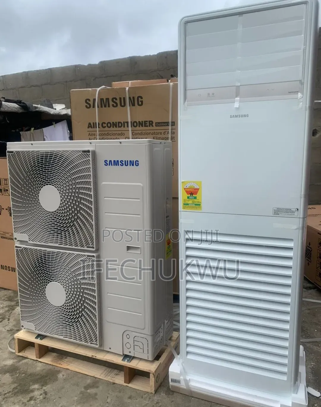 Original Samsung 5 Hp R410a Inverter Floor Standing Air Conditioner.