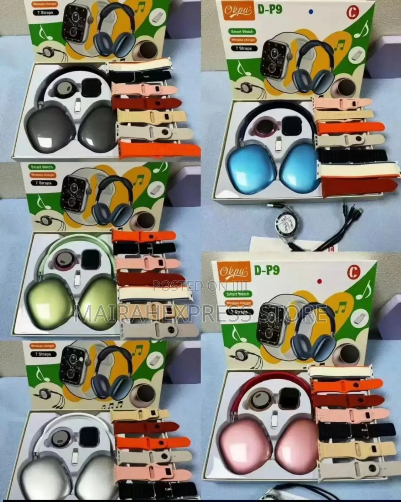 D-p9 Series 10 Smartwatch Combo Set. 1lvn