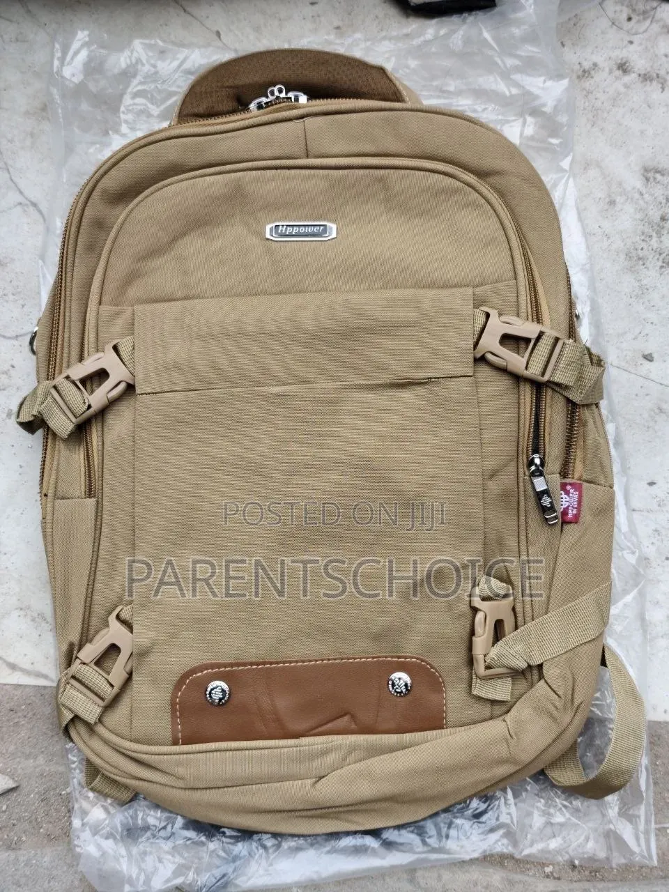 Durable Khaki Laptop/School Bag For Students