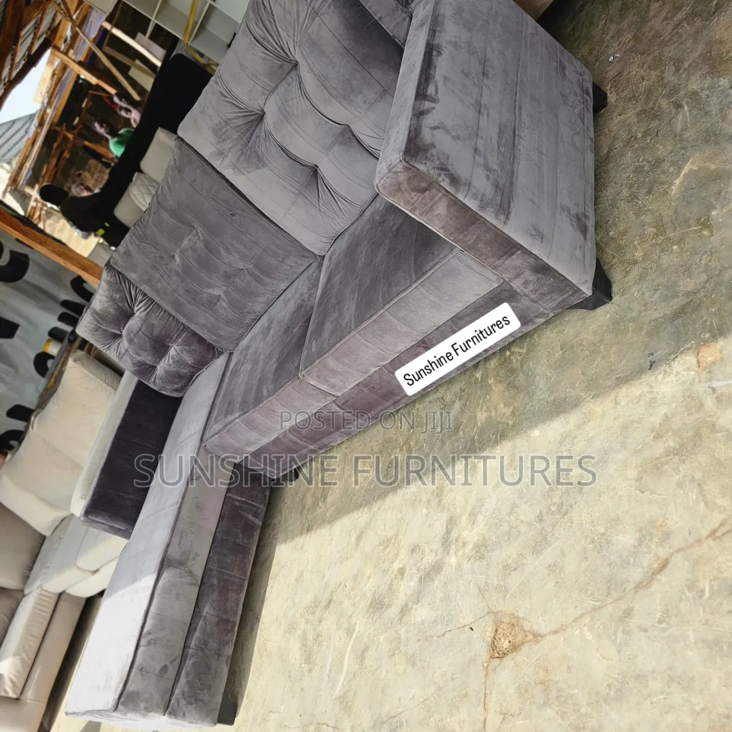 Ashy Corner Sofa
