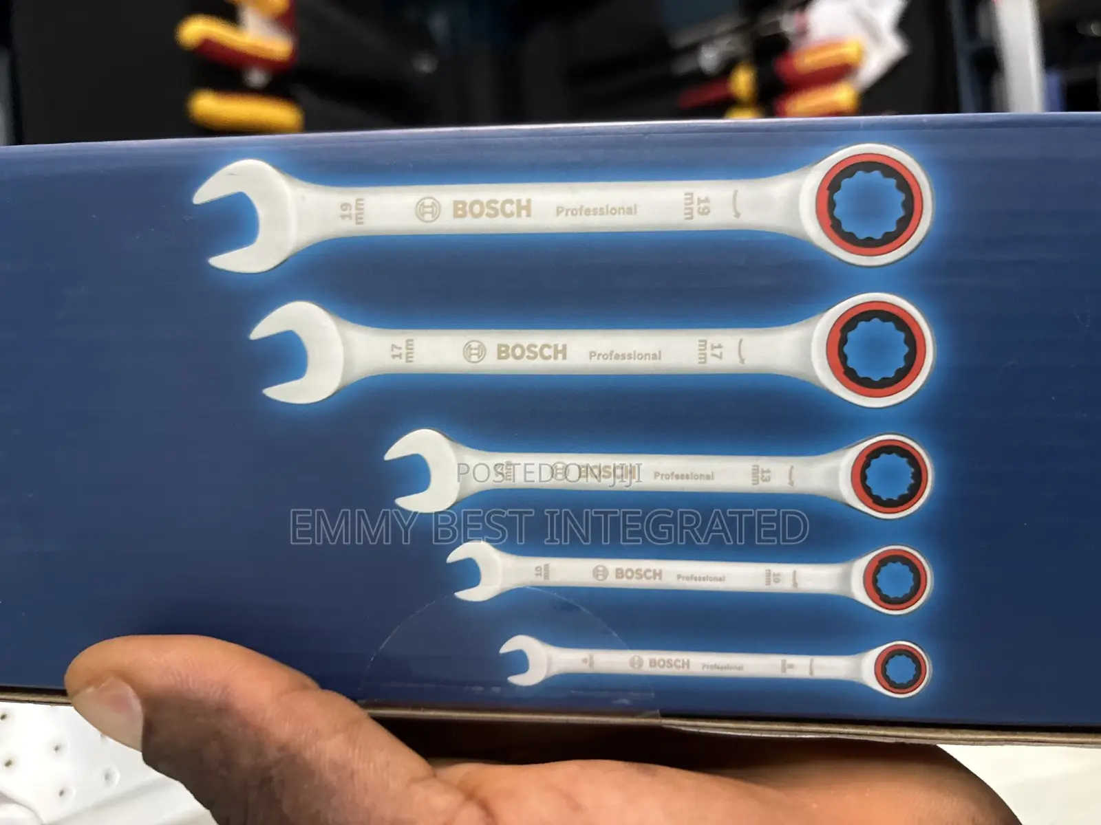 Bosch Professional Ratchet Spanners Set