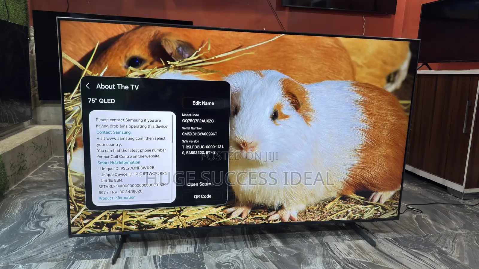Samsung Qled Q7f2 75 Inch Uhd Tv, Q4 Ai Processor Smart Tv (2025)