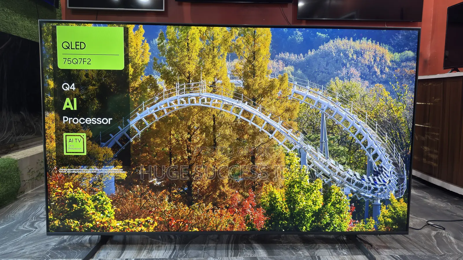 Samsung Qled Q7f2 75 Inch Uhd Tv, Q4 Ai Processor Smart Tv (2025)