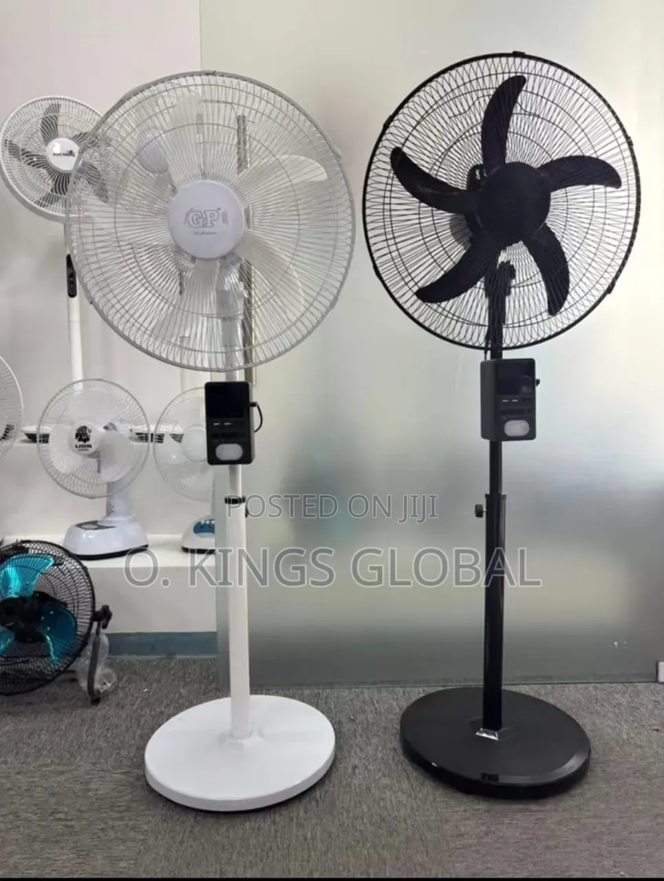 18" Ac/Dc Solar Fan +15,000mah Power Bank, Mosquitoes Repellent+Panel