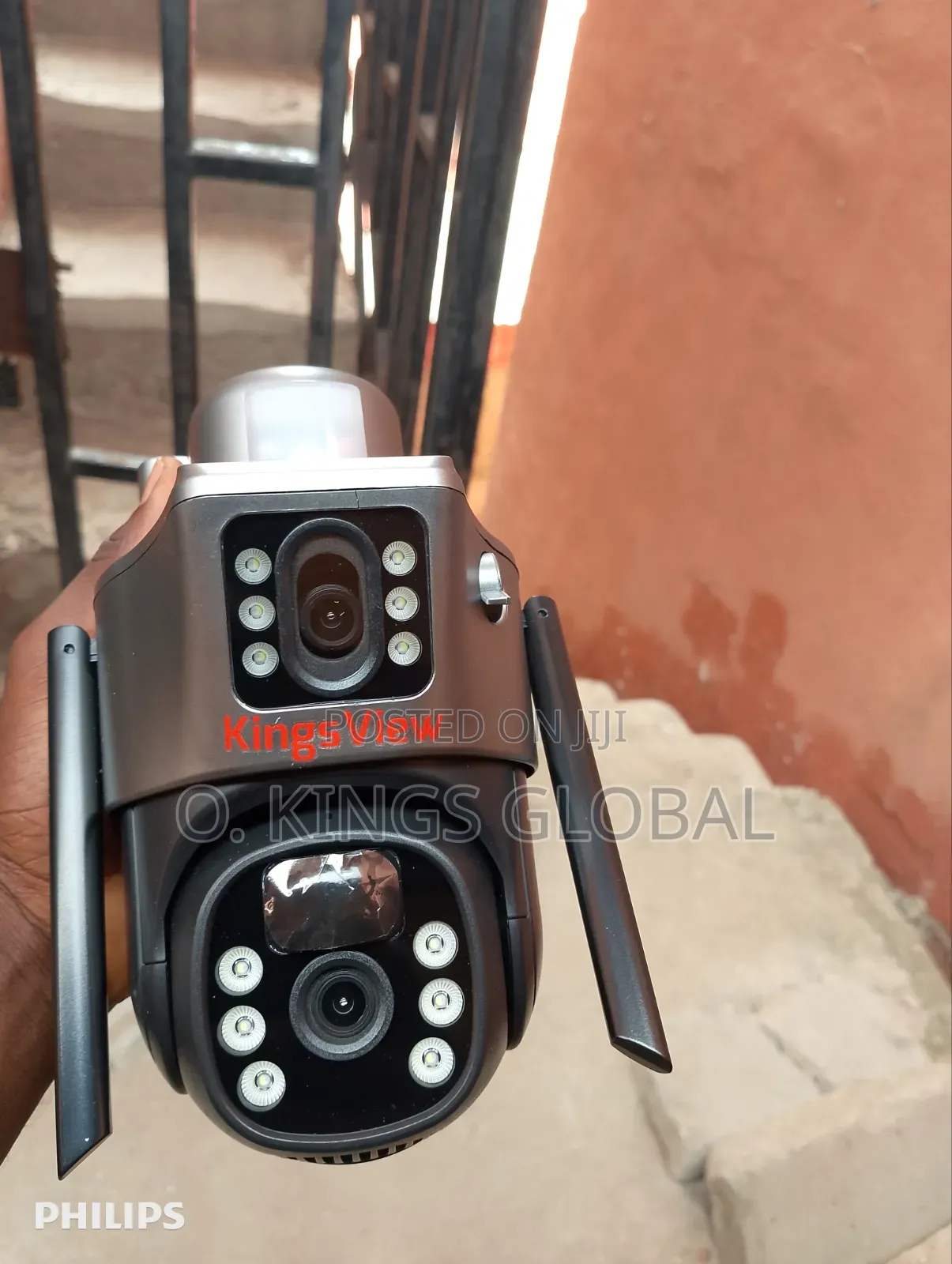 V380 Pro Dual Lens 12mp, 4g, Solar Powered CCTV Camera