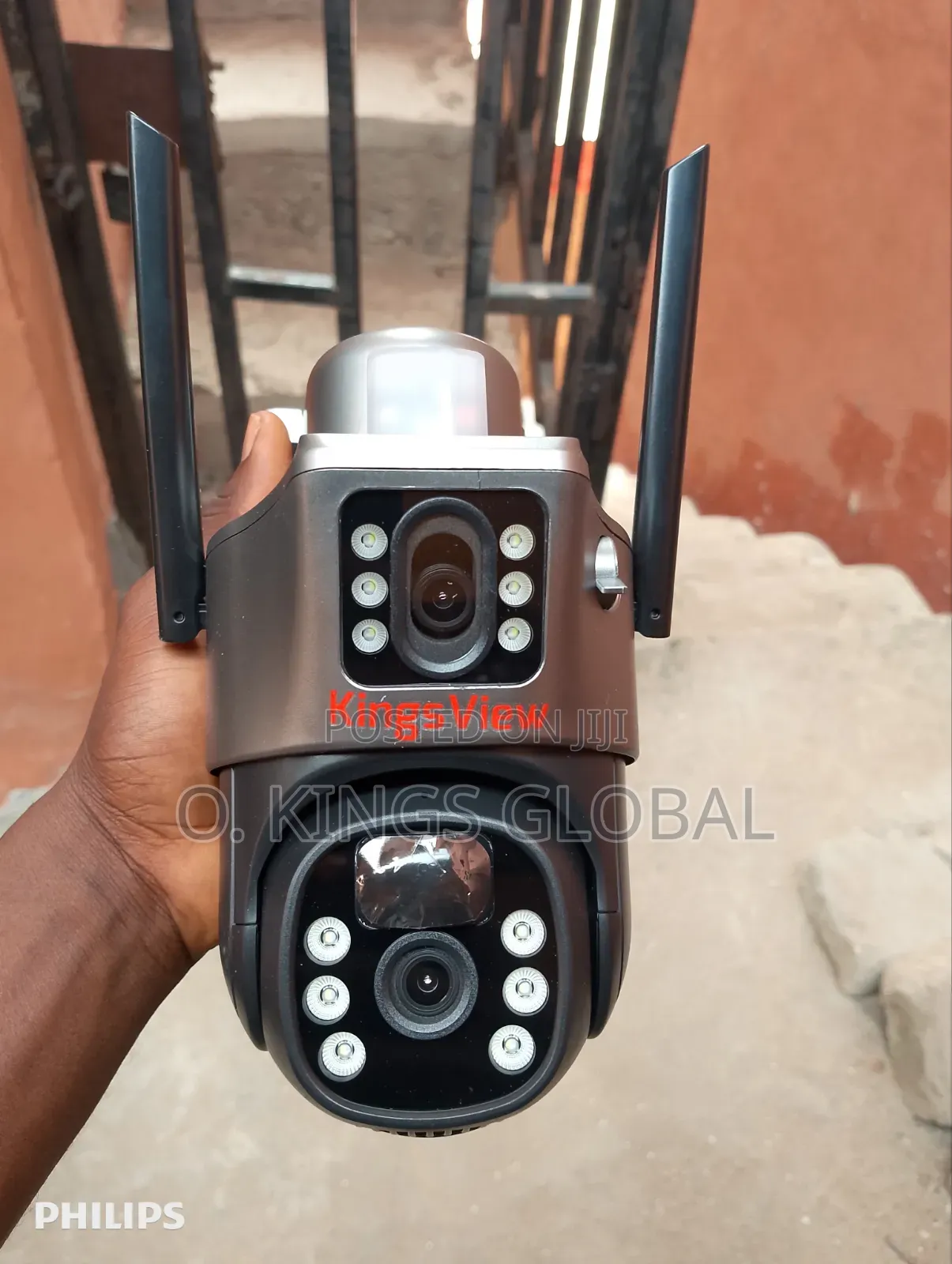 V380 Pro Dual Lens 12mp, 4g, Solar Powered CCTV Camera