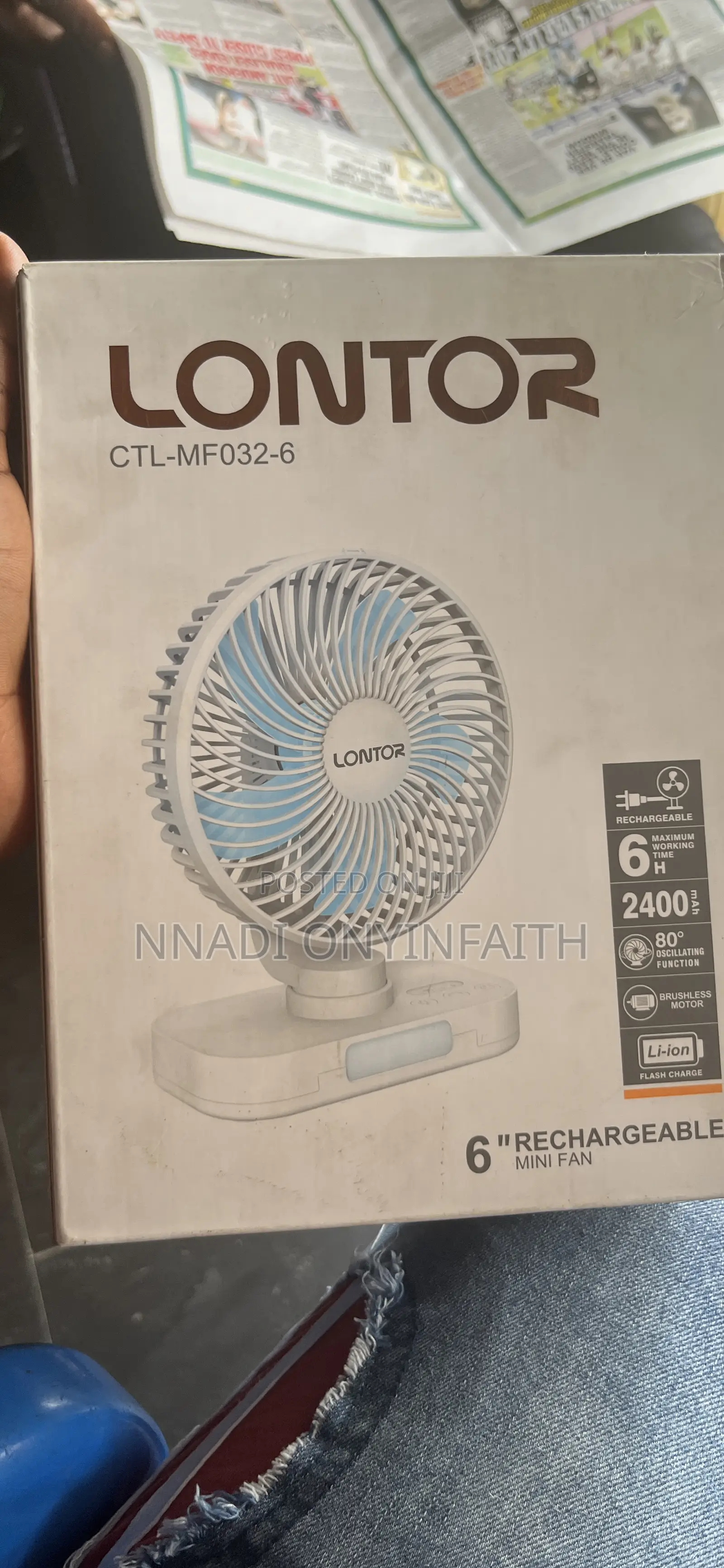 Lontor 6” Fan