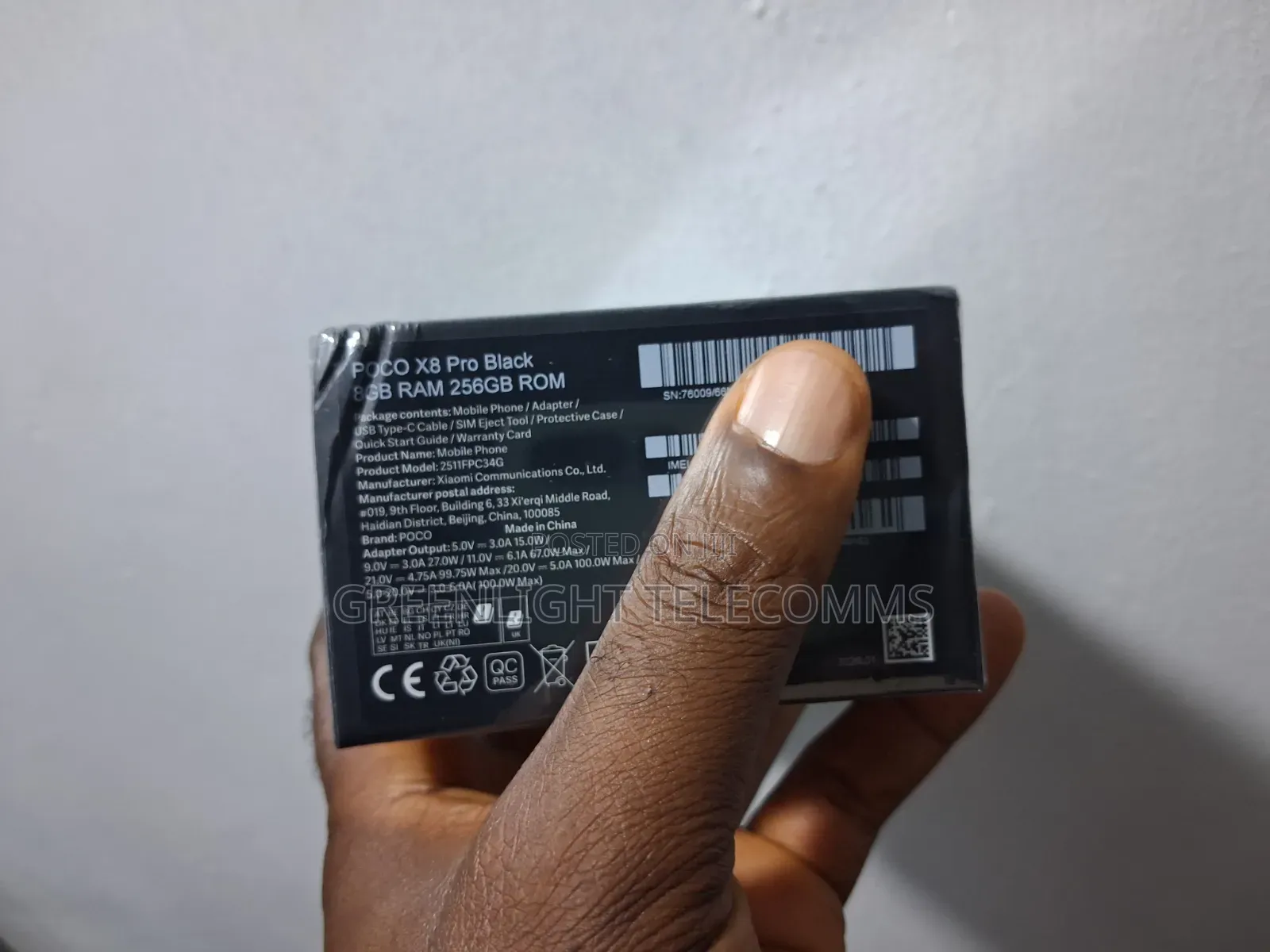 New Xiaomi Poco X8 Pro 256 GB Black