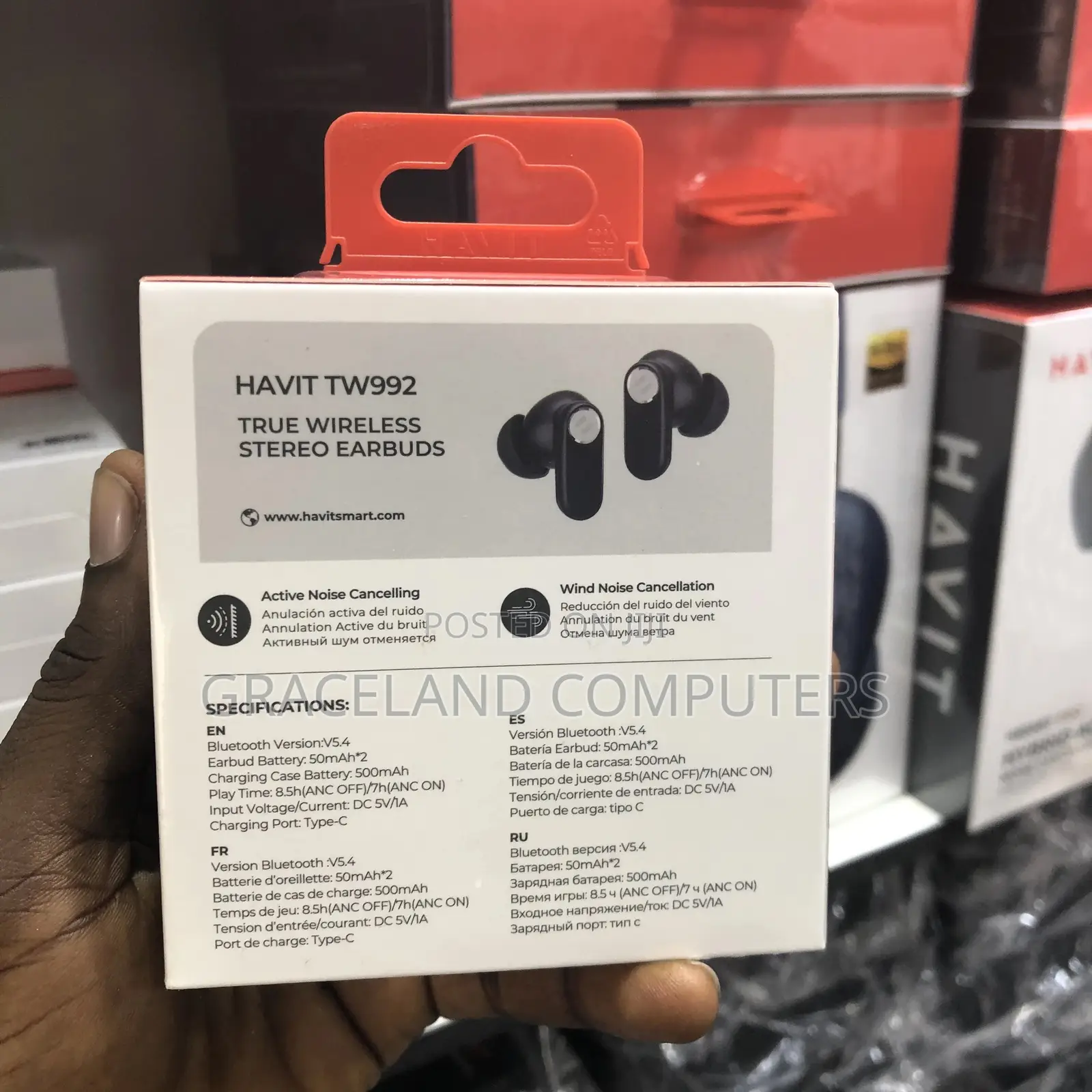 Havit Tw992 True Wireless Stereo Active Noise-Canceling Earbuds