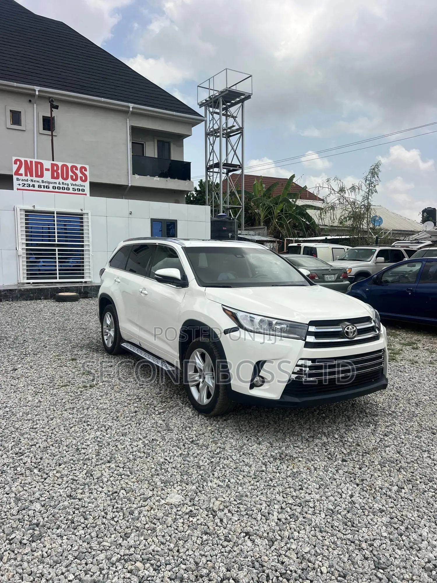 Toyota Highlander Limited 4x4 V6 (3.5L 6cyl 8A) 2017 White