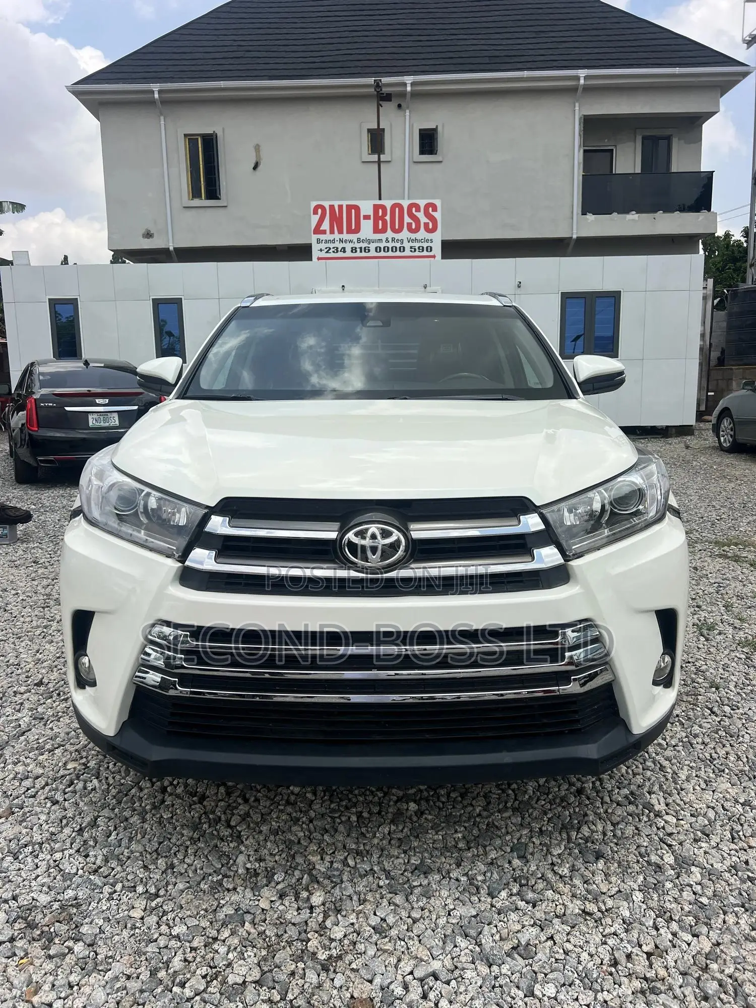 Toyota Highlander Limited 4x4 V6 (3.5L 6cyl 8A) 2017 White