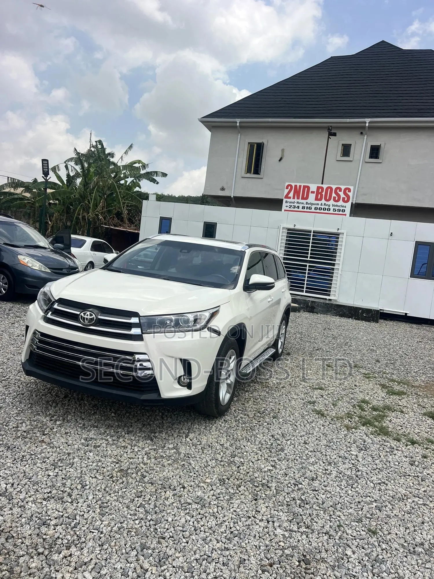 Toyota Highlander Limited 4x4 V6 (3.5L 6cyl 8A) 2017 White