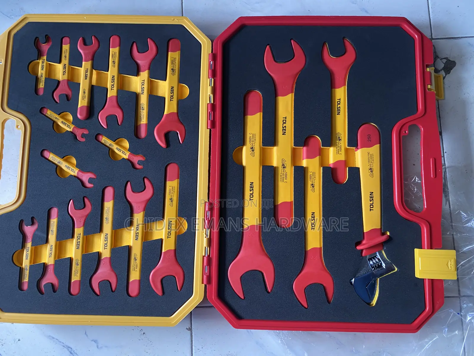 Tolsen VMM 20-Piece Insulated Spanner Set.