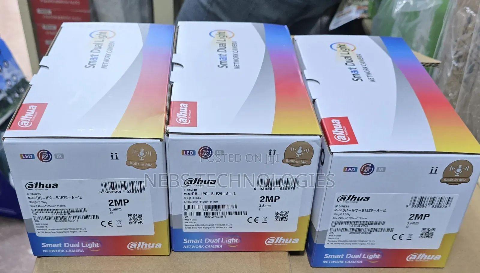 Dauha 2mp Ip Bullet Smart Dual Light Audio Camera Dh-Ipc-Bie29-a-Il
