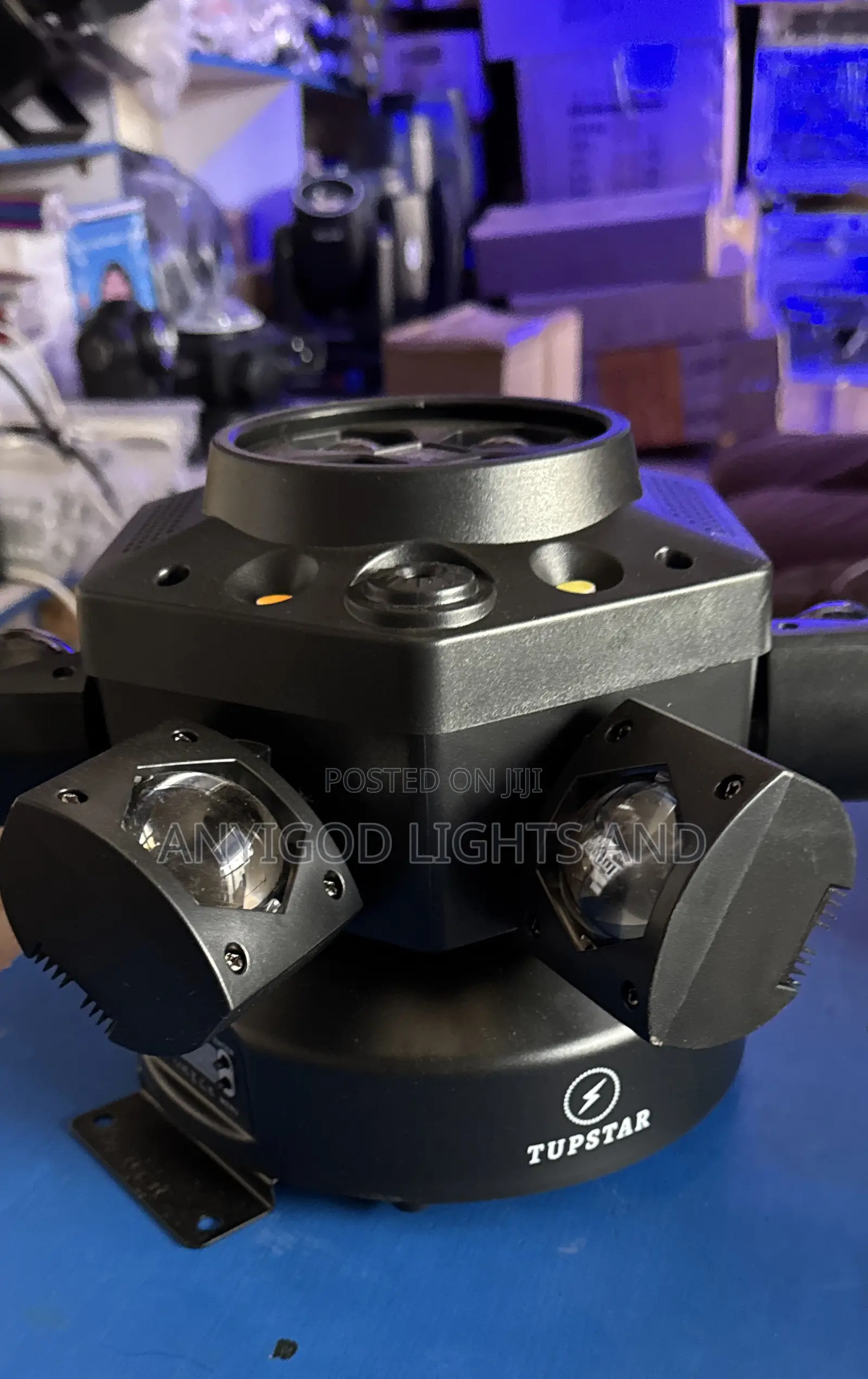 6 Moving Arm With Bee Eye Stage Light With Laser for All Activities