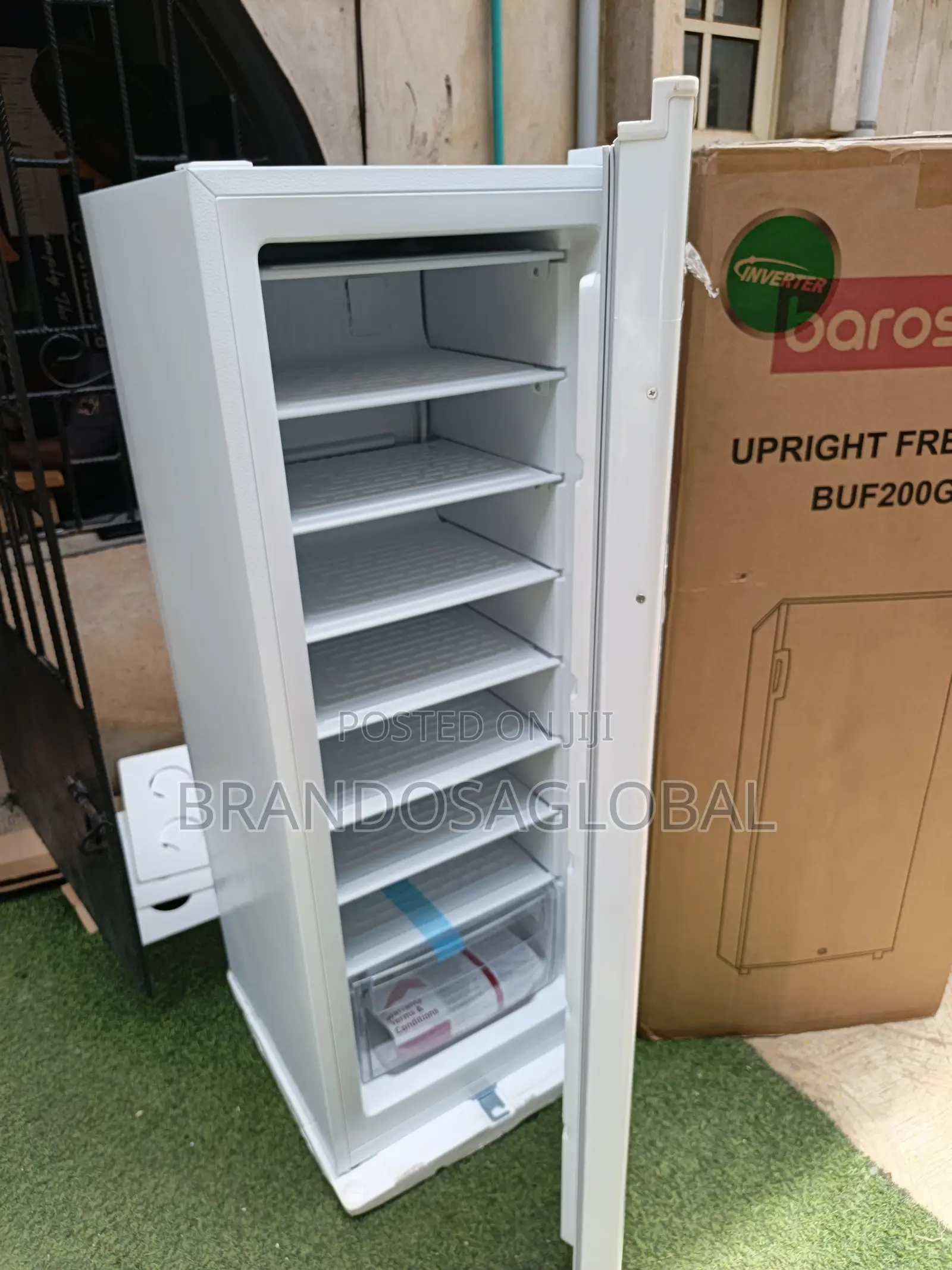 Barossa200l Upright Freezer[Buf200g]Efficient Frozen Food Storage Unit