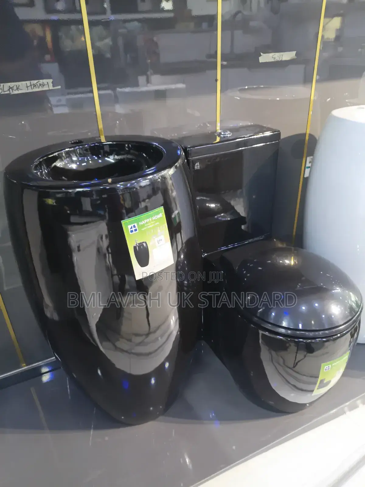 England Black Executive Water Closet