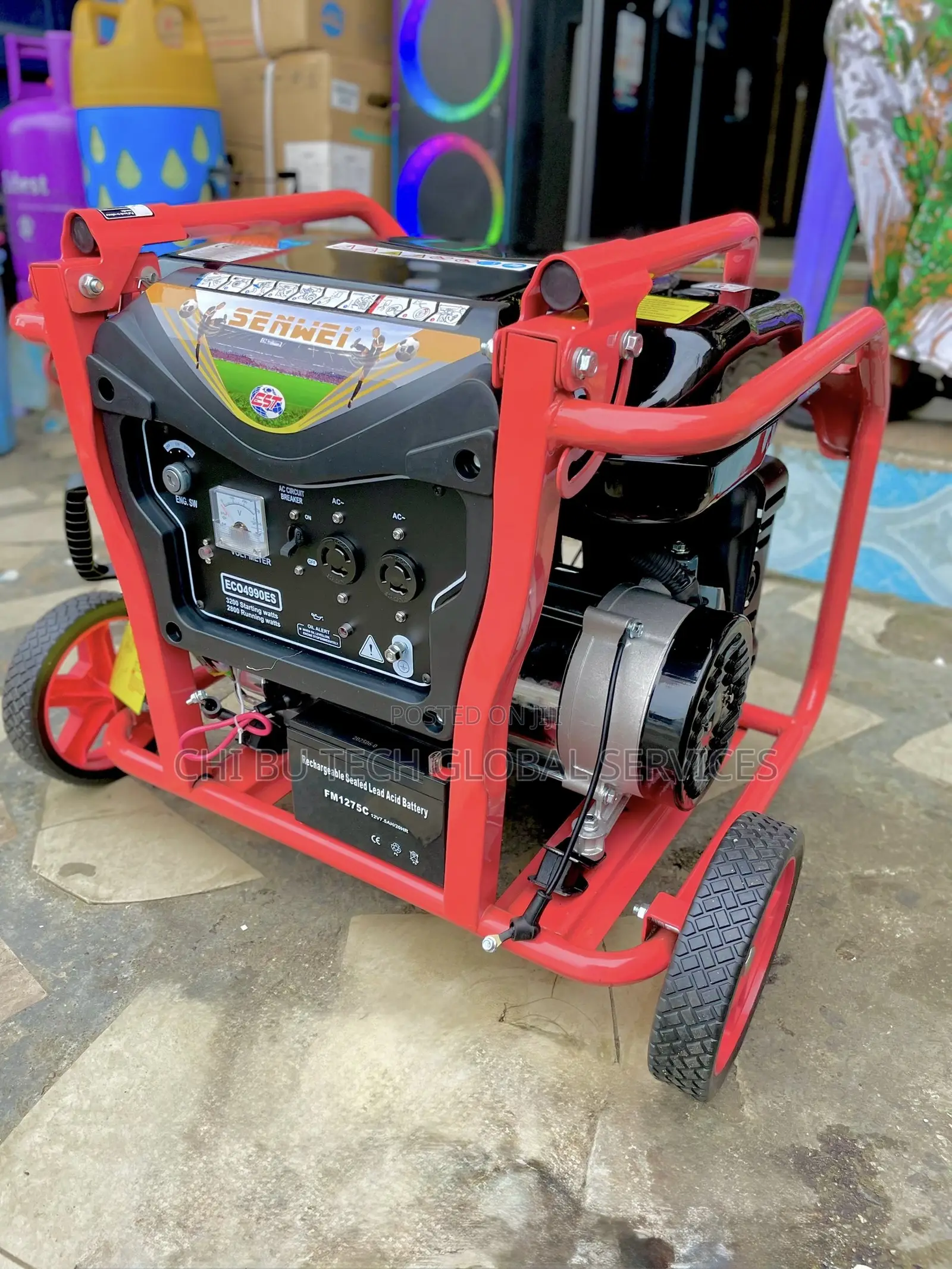 Senwei 3.5kva Double Output Key Start Semisilent Low Fuel Consumption