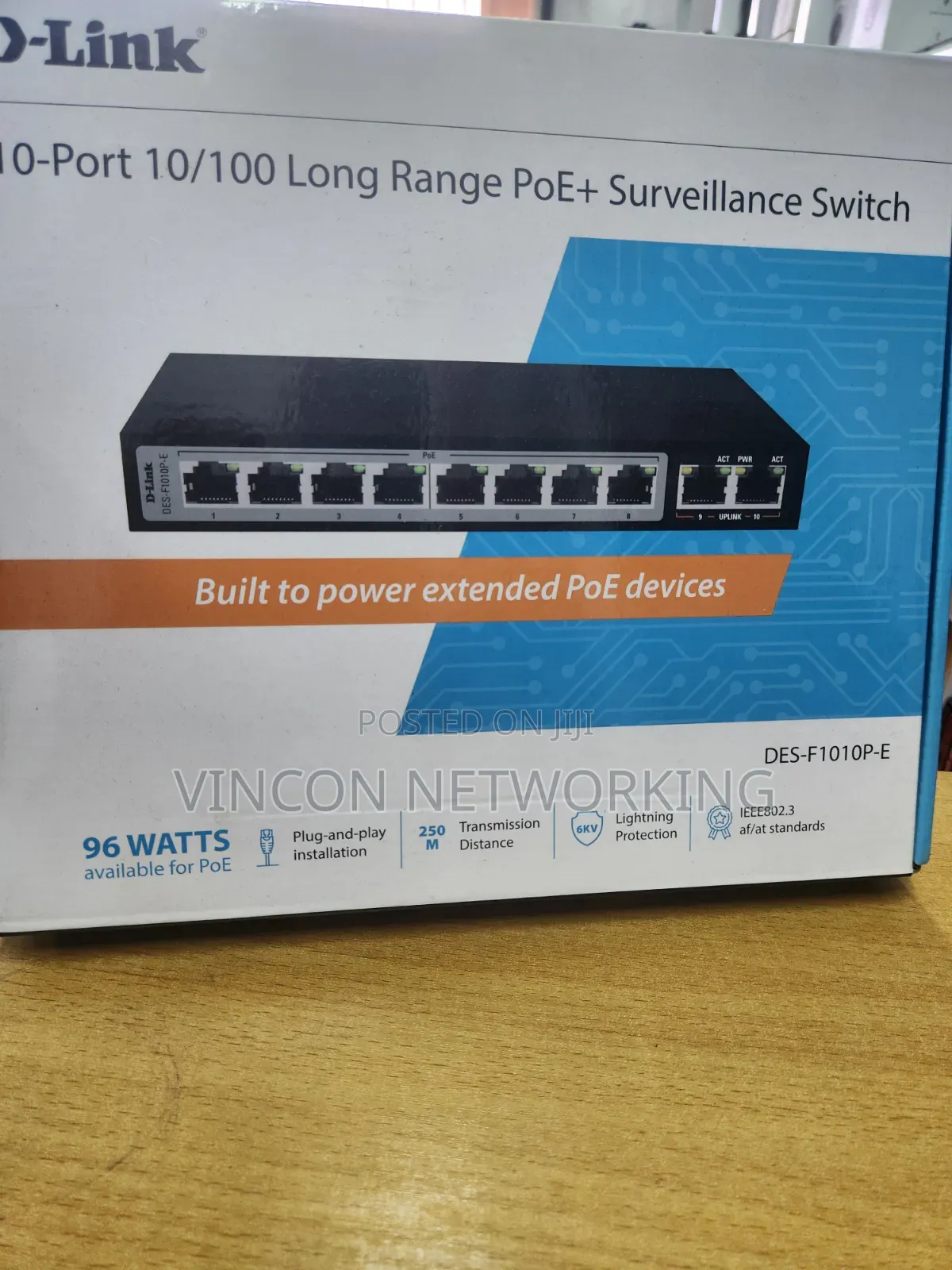 D-Link 10-Port 10/100 Poe Switch