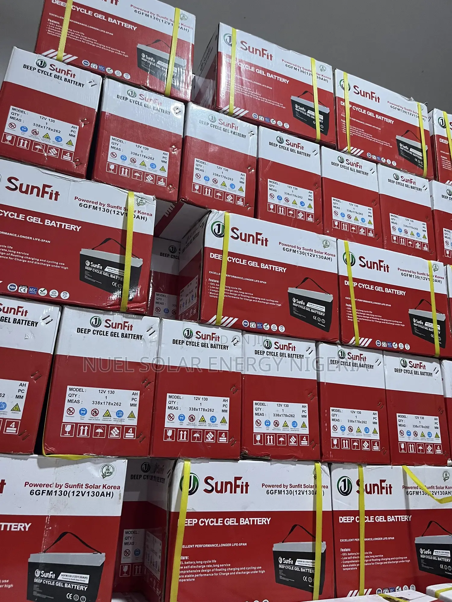 Sunfit 130ah 12v Deep Cycle Gel Battery