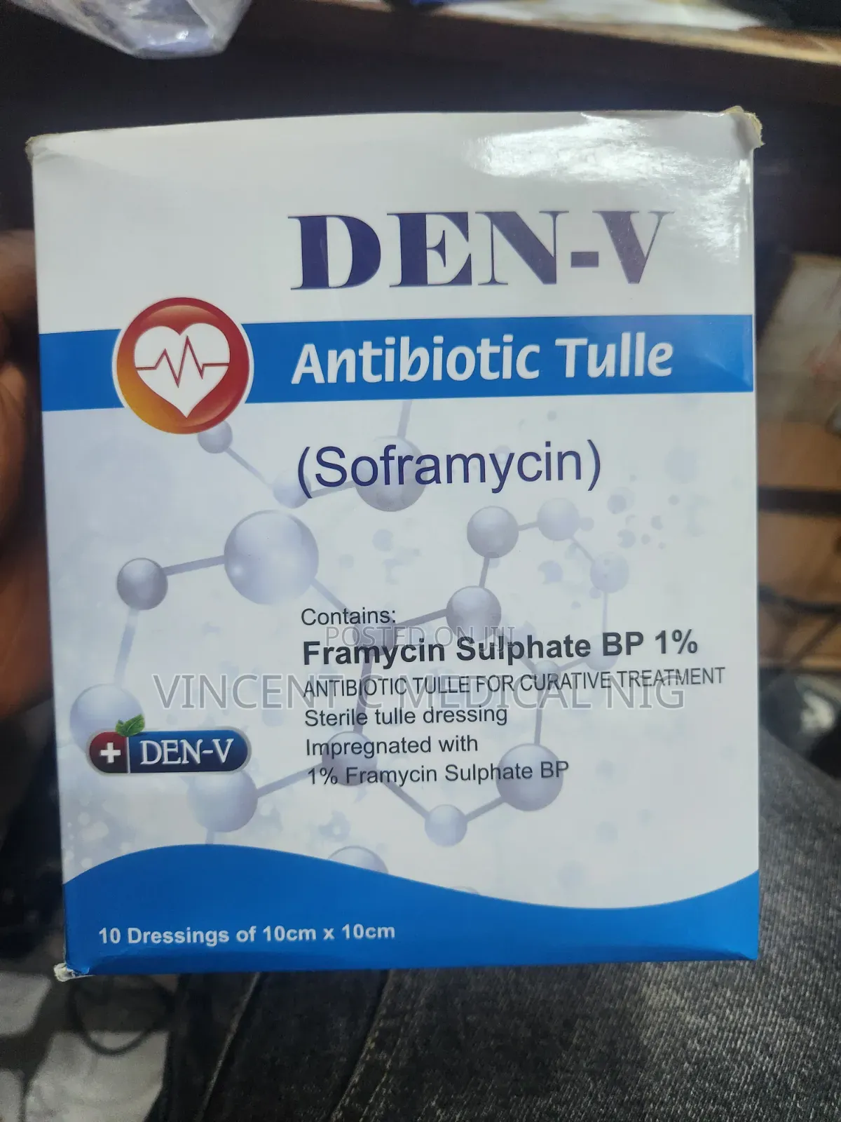 Sofra Tulle Antibiotic Gauze Dressing