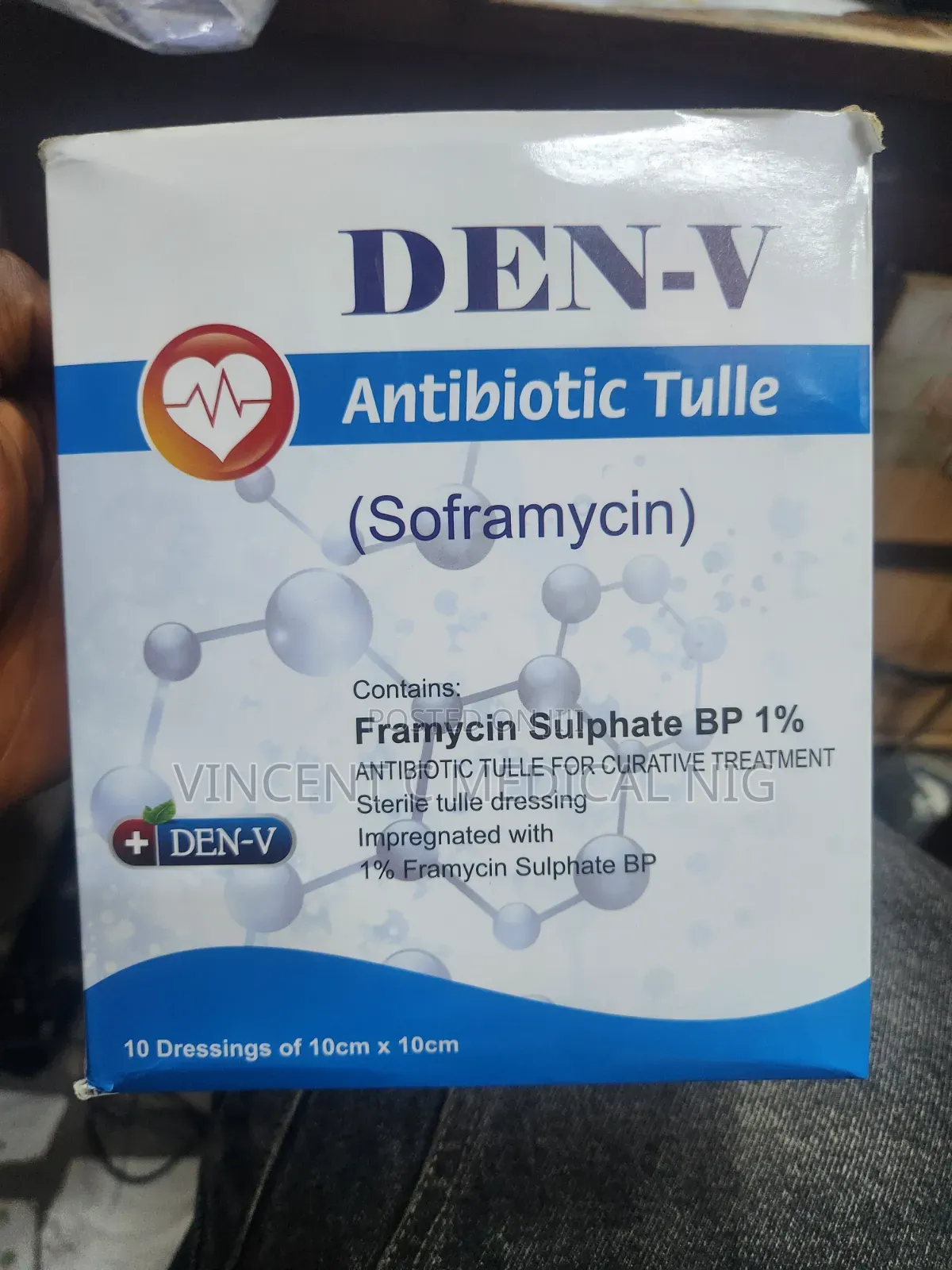 Sofra Tulle Antibiotic Gauze Dressing