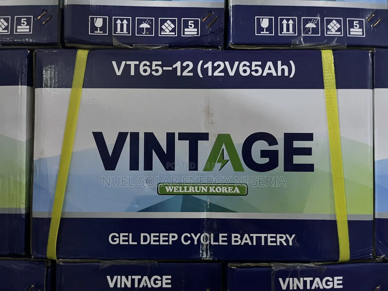 Vintage 65ah 12v Deep Cycle Gel Battery